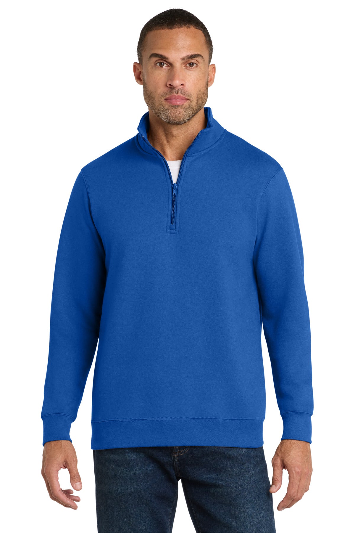 Port & Co ® Fan Favorite Fleece 1/4-Zip Pullover Sweatshirt. PC850Q