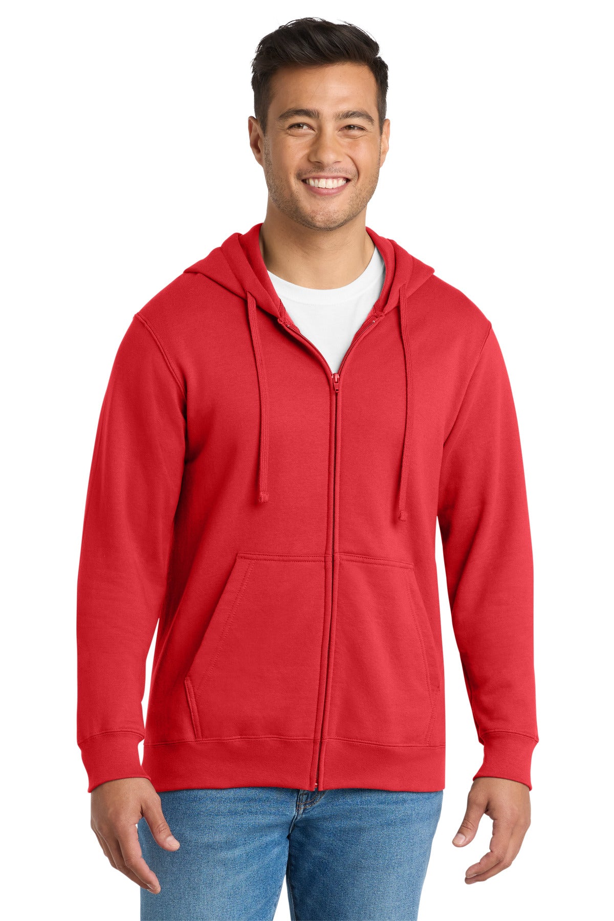 Port & Co ® Fan Favorite Fleece Full-Zip Hooded Sweatshirt. PC850ZH