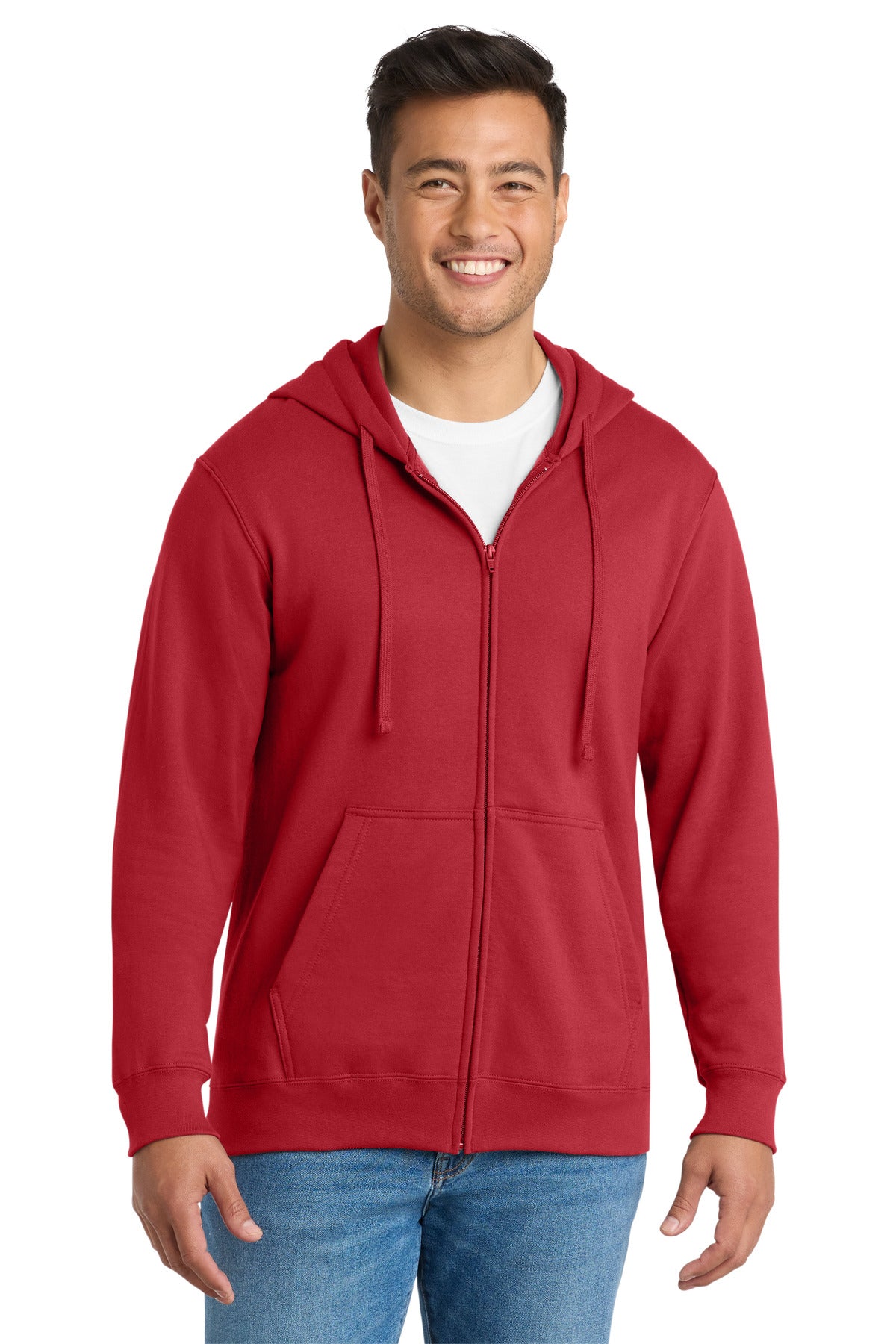 Port & Co ® Fan Favorite Fleece Full-Zip Hooded Sweatshirt. PC850ZH