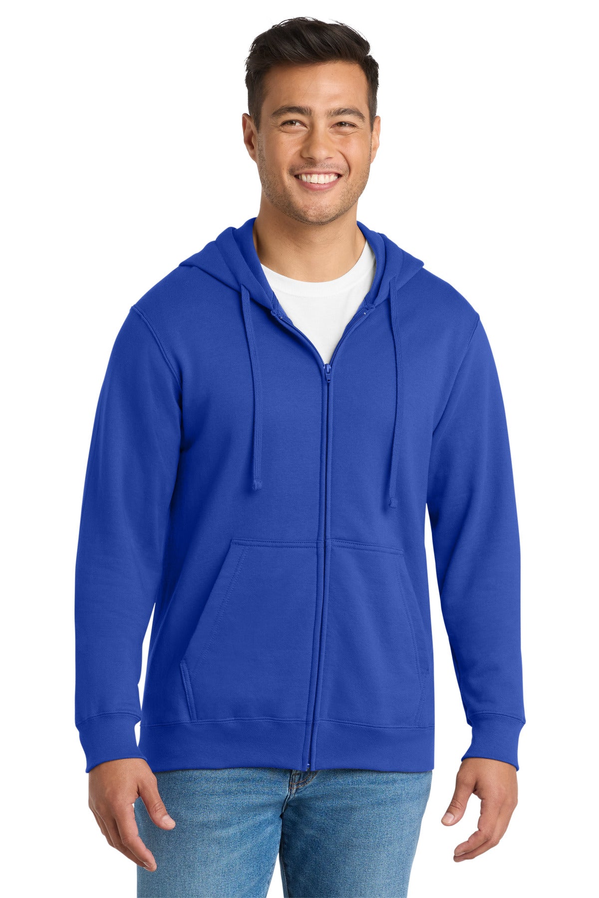 Port & Co ® Fan Favorite Fleece Full-Zip Hooded Sweatshirt. PC850ZH
