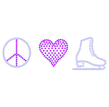 Peace Love Ice Skate