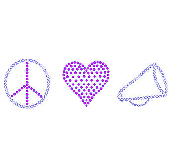 Peace Love Megaphone