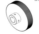 Pulley HTD2M-135-18-17-FS