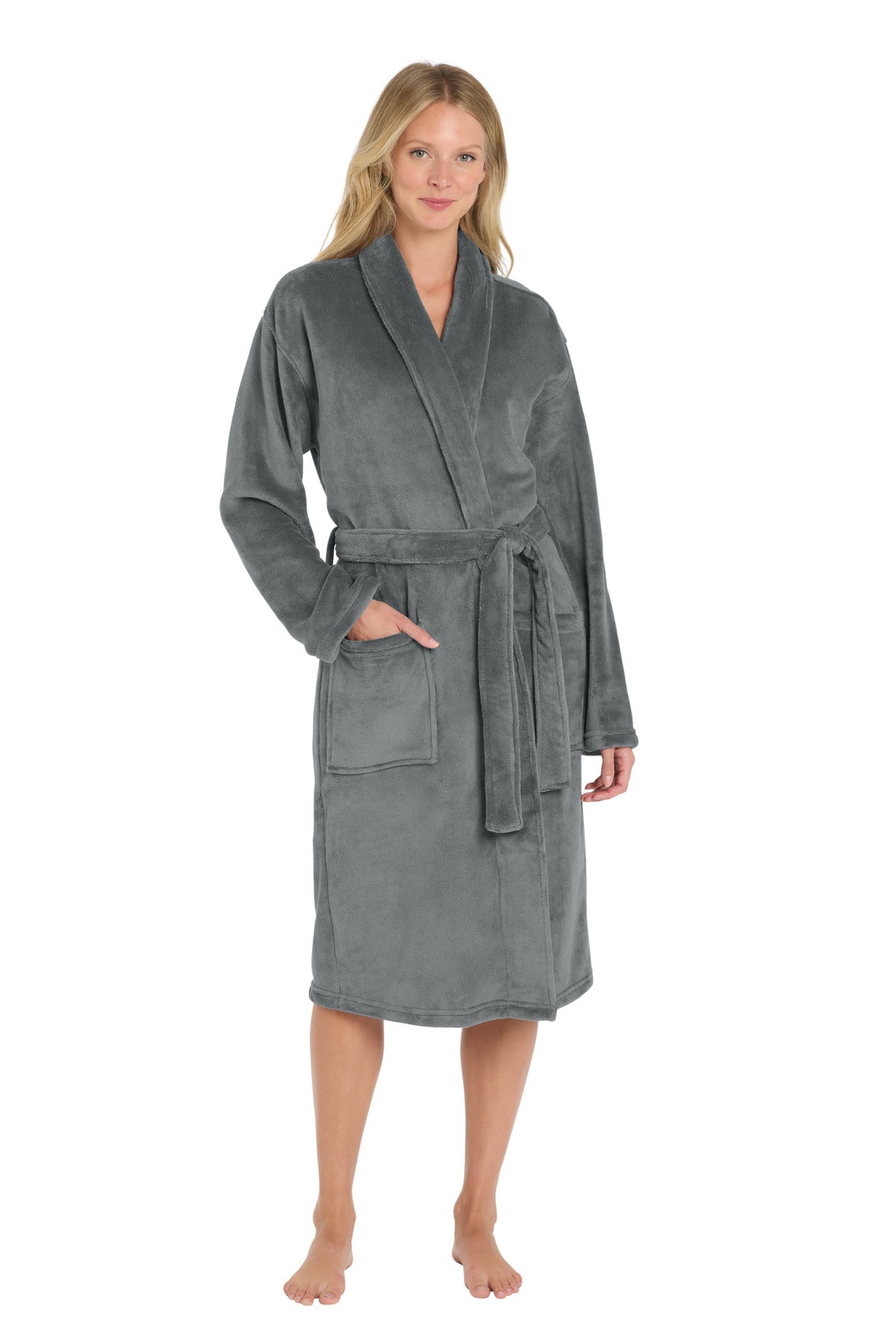 Port Authority ® Plush Microfleece Shawl Collar Robe. R102