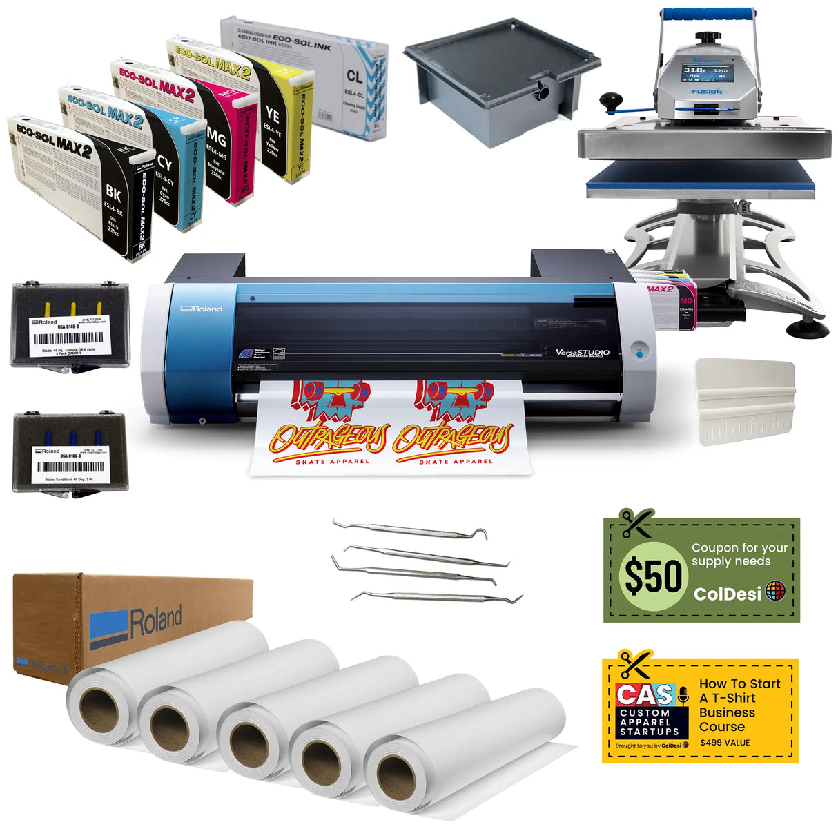 Roland BN-20A Print & Cut Professional Package