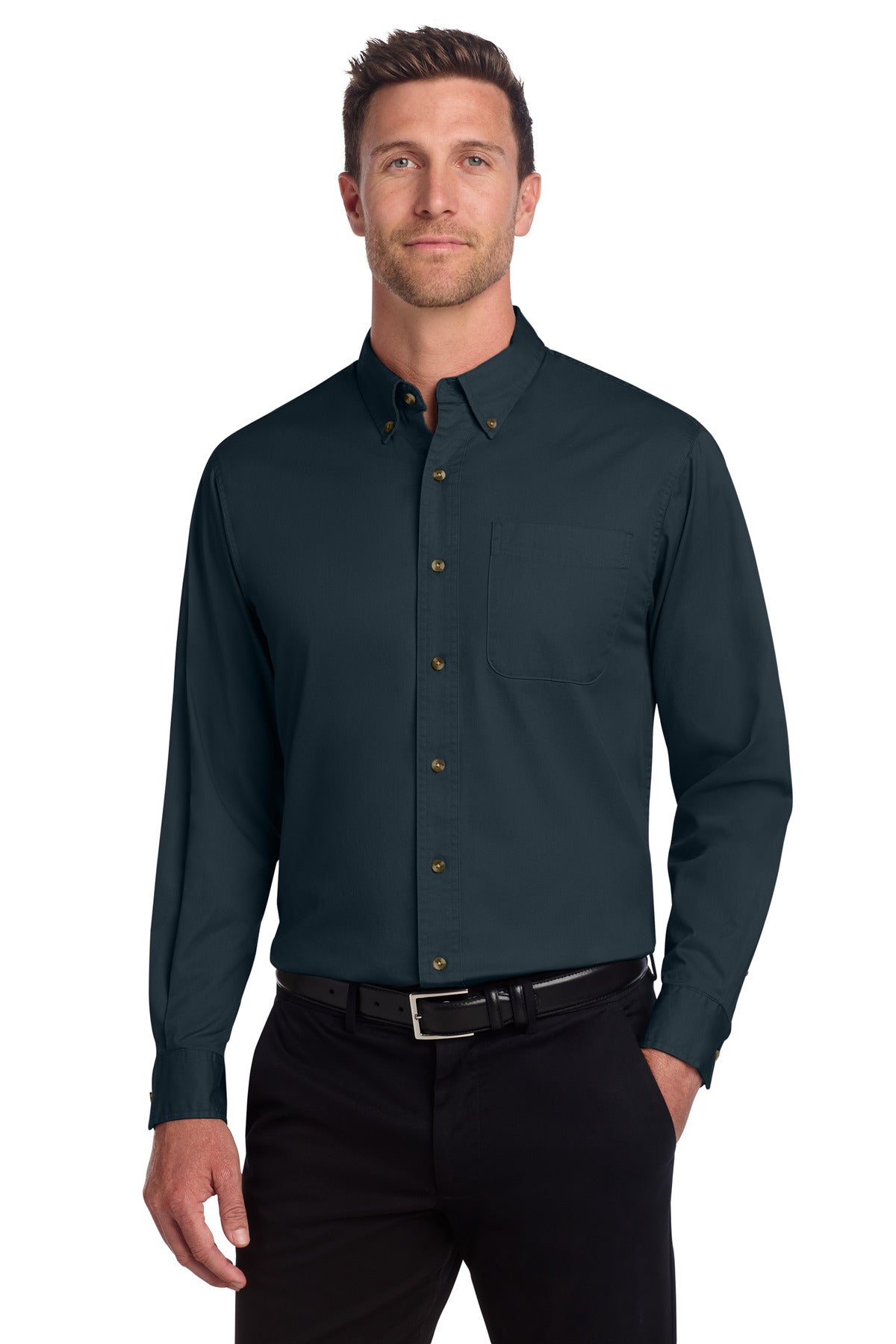 Port Authority ® Long Sleeve Twill Shirt. S600T