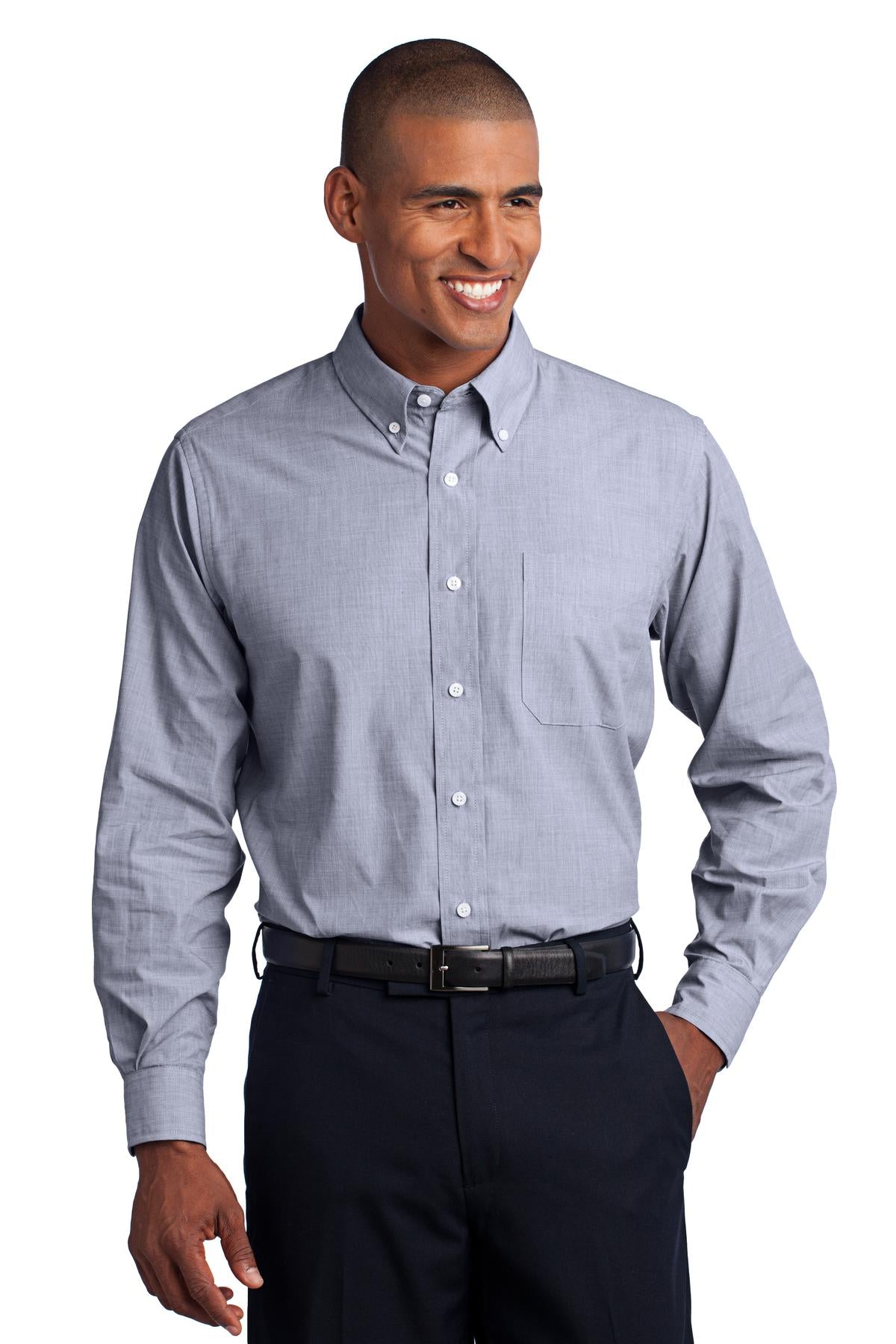 Port Authority ® Crosshatch Easy Care Shirt. S640