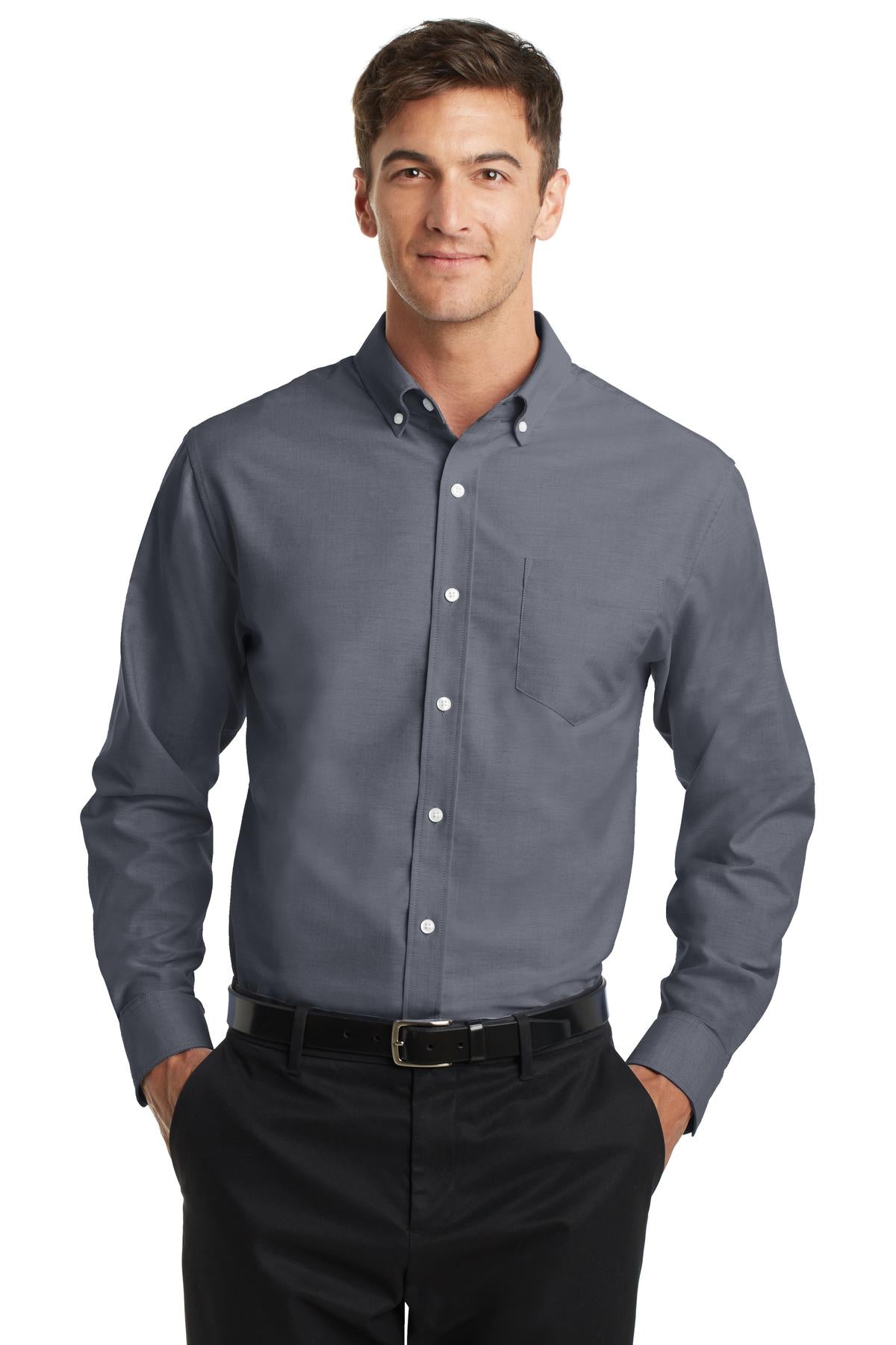 Port Authority ® SuperPro ™ Oxford Shirt. S658