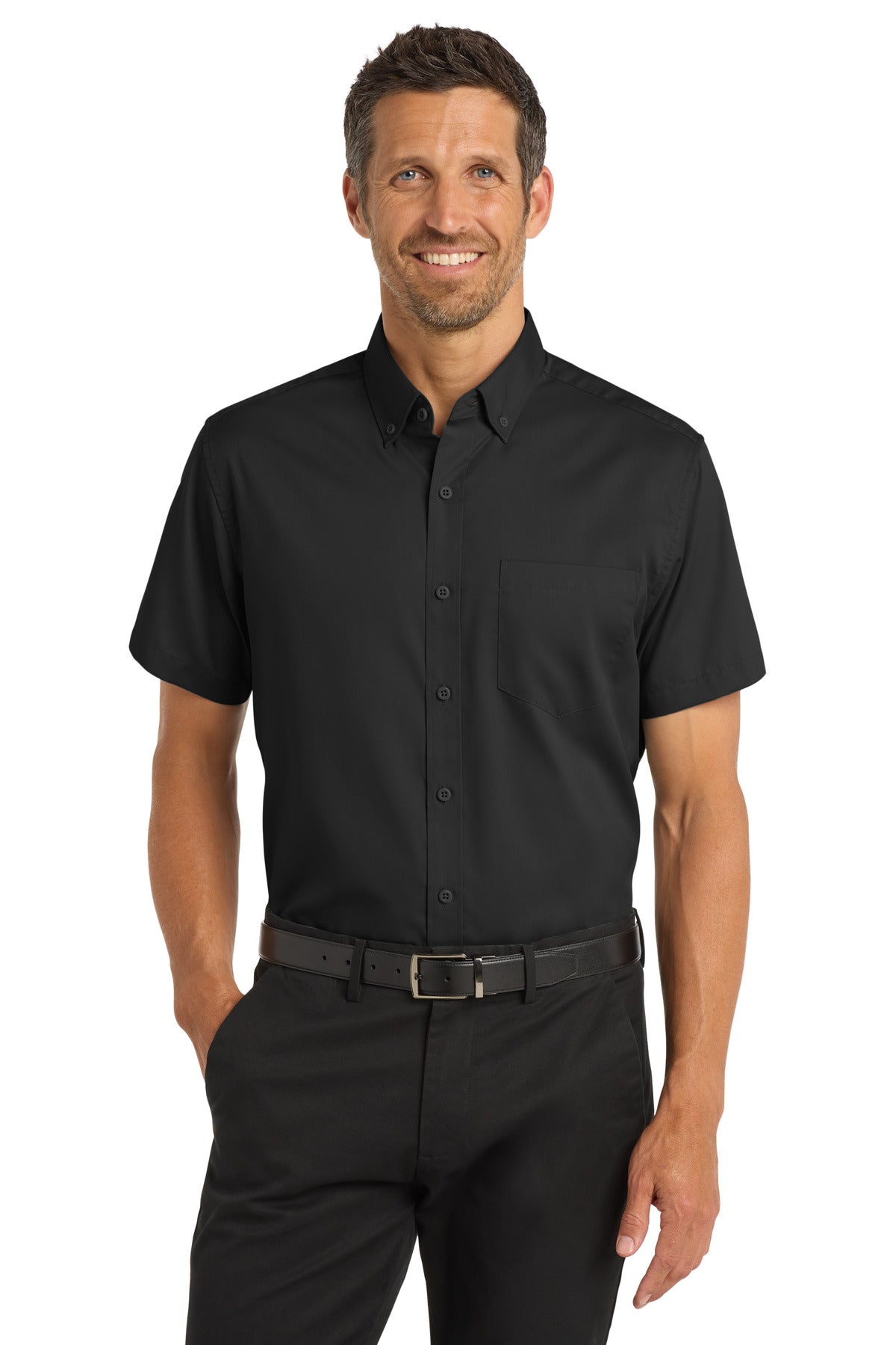 Port Authority ® Short Sleeve SuperPro ™ Twill Shirt. S664