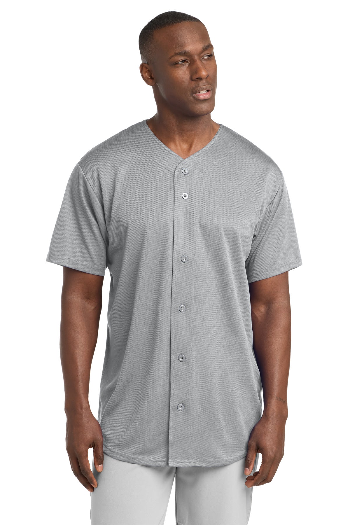 Sport-Tek ® PosiCharge ® Tough Mesh Full-Button Jersey. ST220