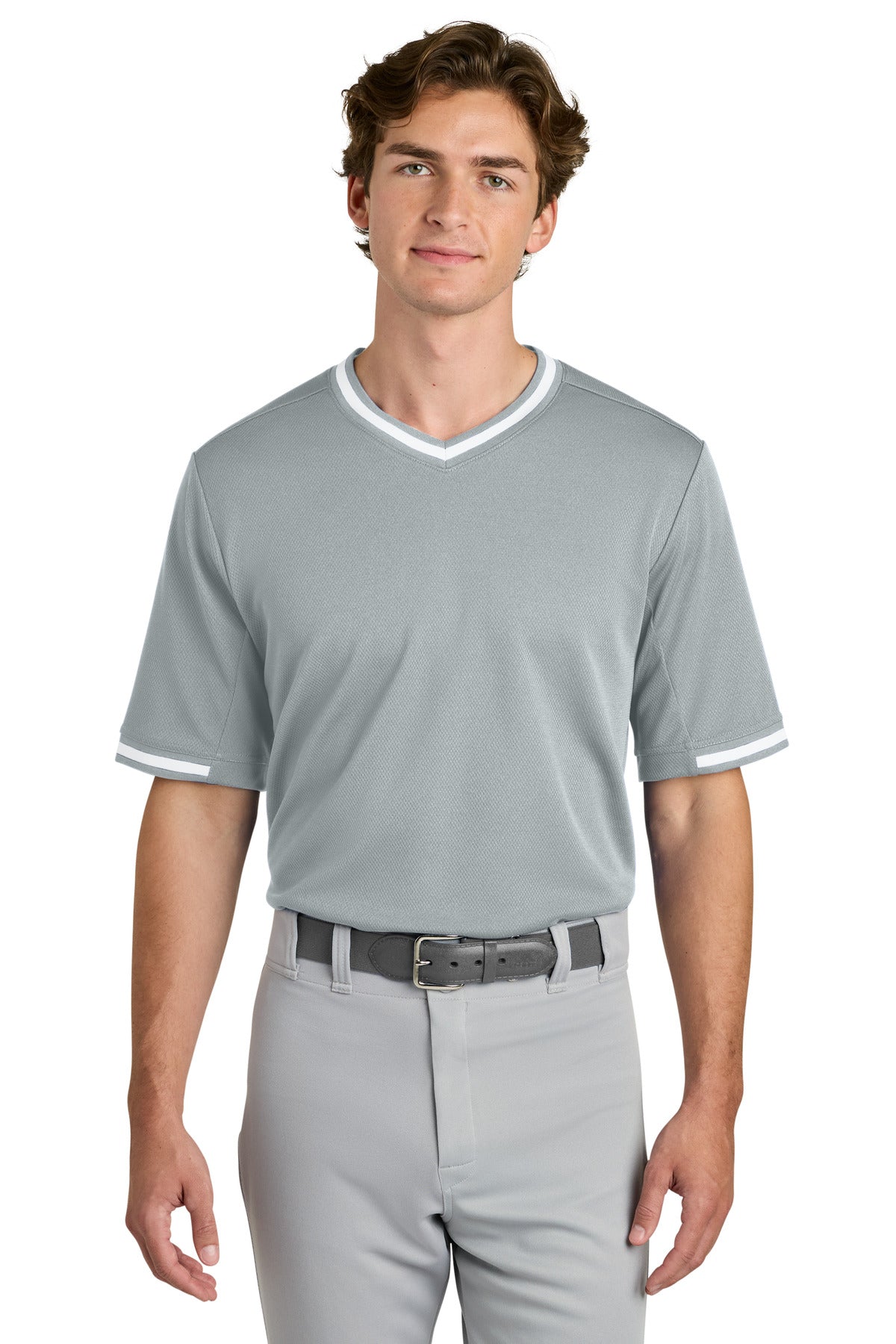 Sport-Tek ® Tough Mesh V-Neck Baseball Jersey ST221