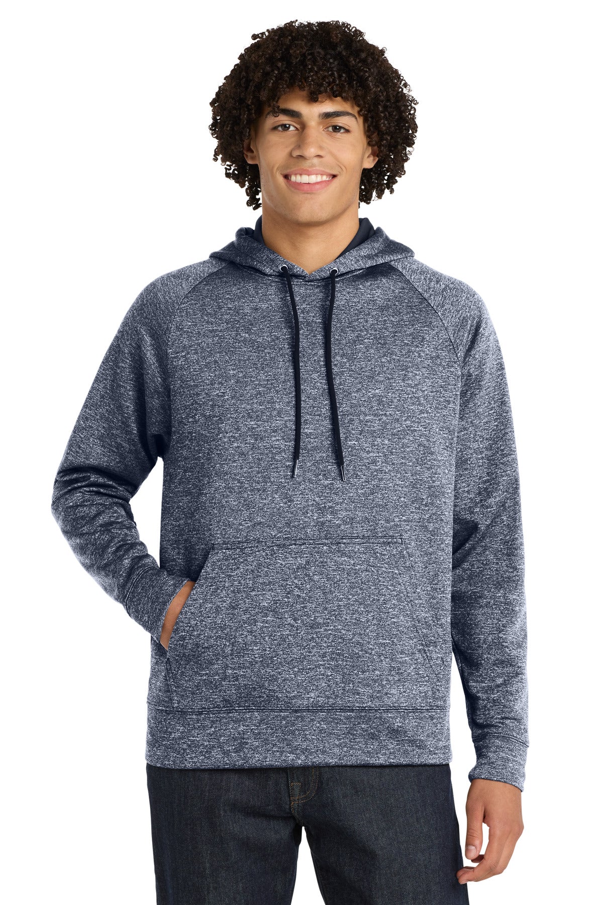Sport-Tek ® PosiCharge ® Electric Heather Fleece Hooded Pullover. ST225