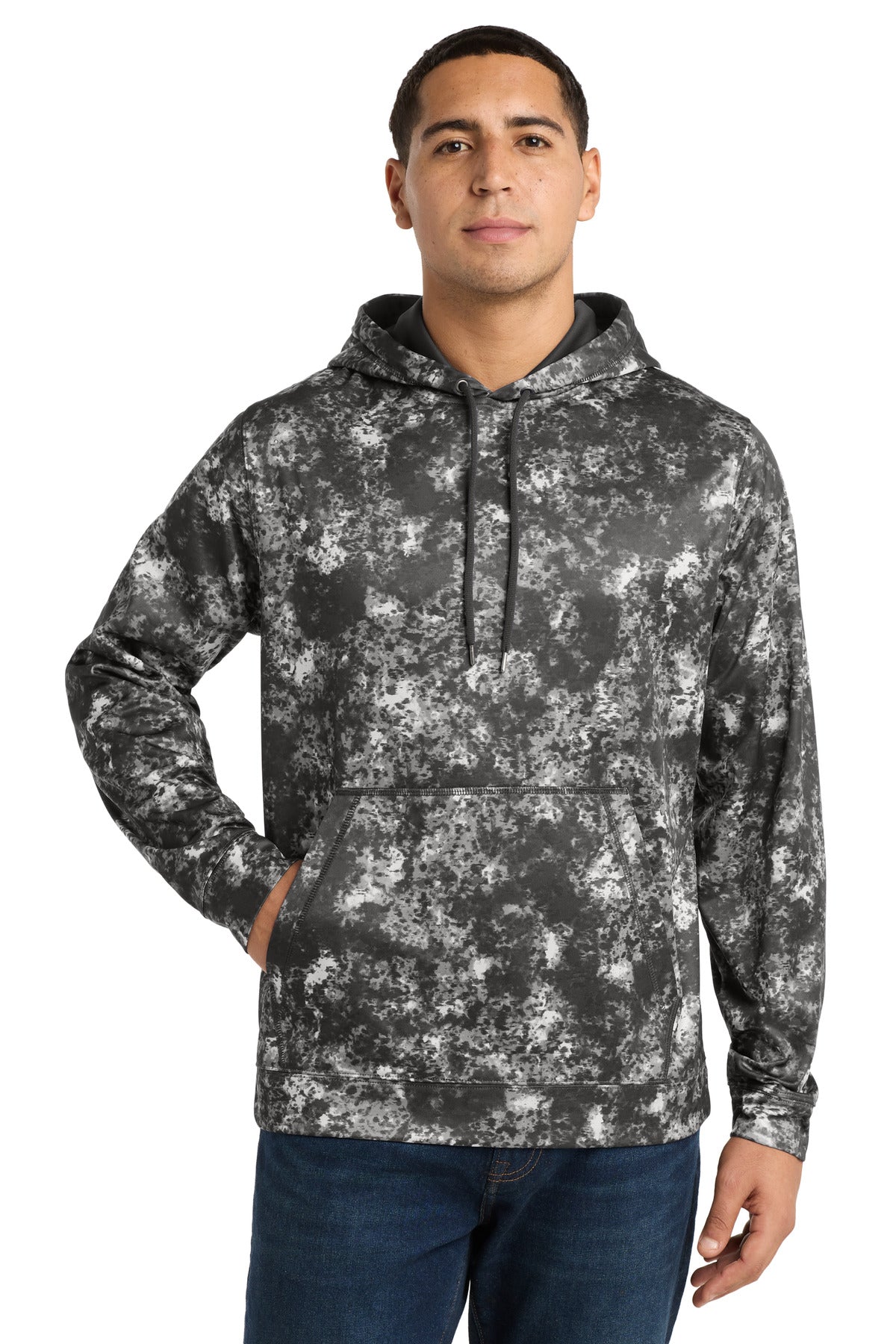Sport-Tek ® Sport-Wick ® Mineral Freeze Fleece Hooded Pullover. ST230