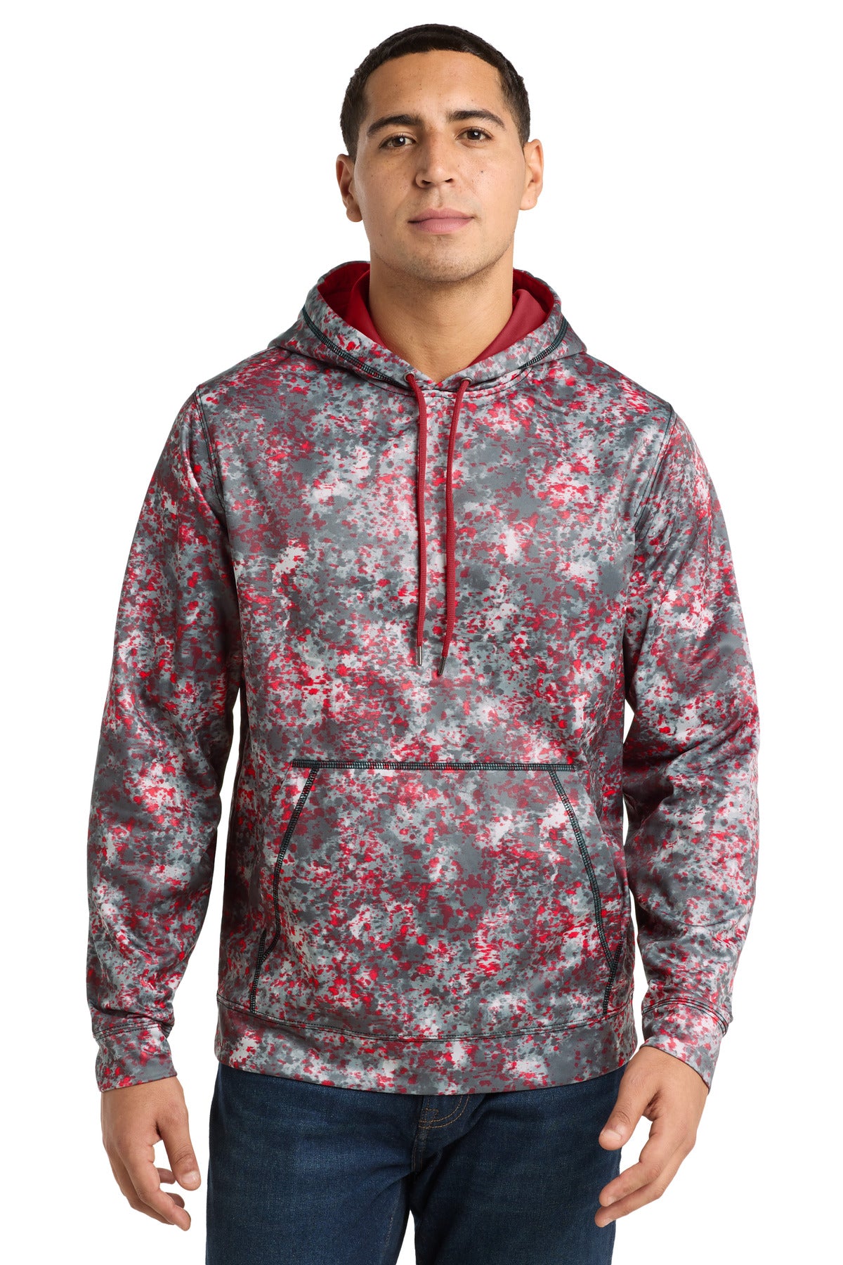 Sport-Tek ® Sport-Wick ® Mineral Freeze Fleece Hooded Pullover. ST230