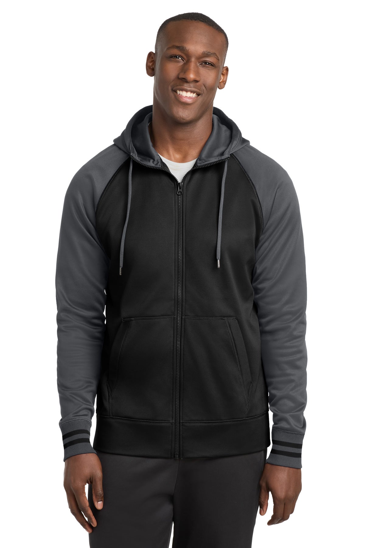 Sport-Tek ® Sport-Wick ® Varsity Fleece Full-Zip Hooded Jacket. ST236