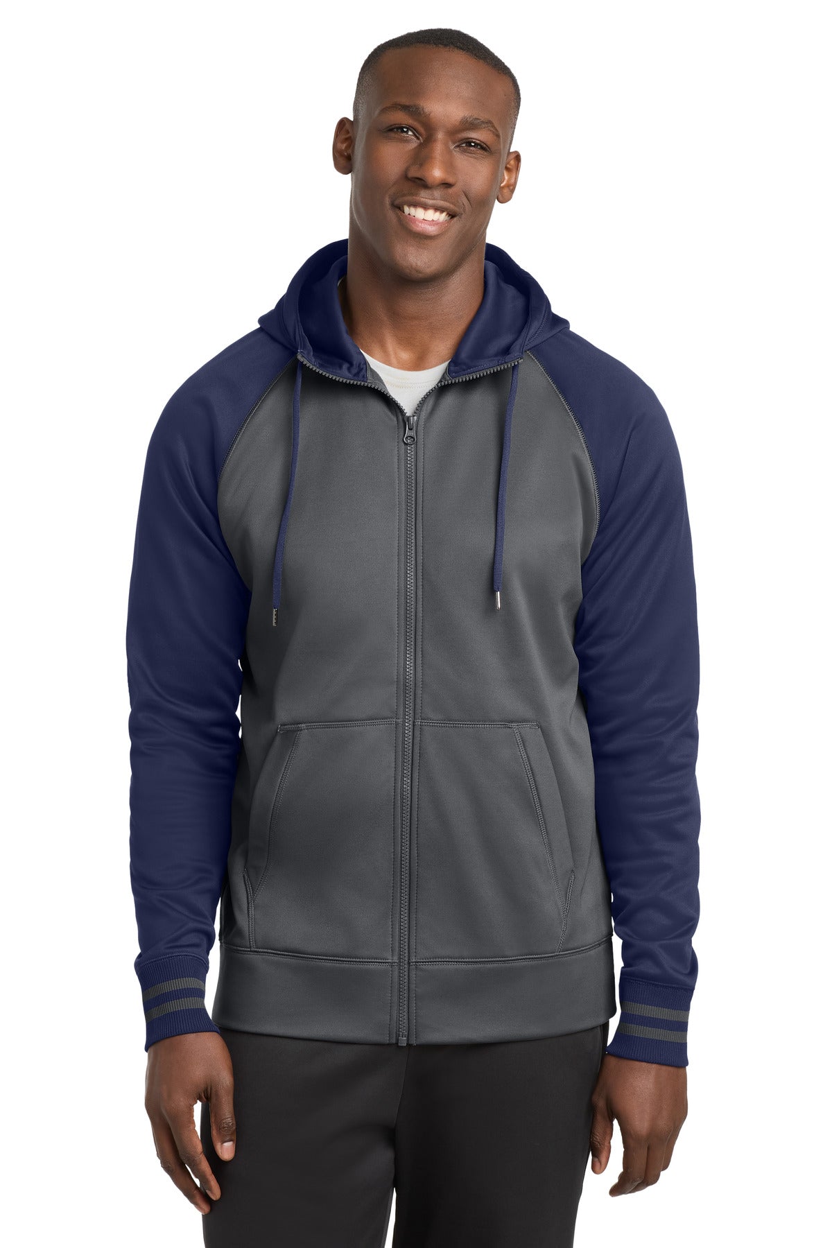 Sport-Tek ® Sport-Wick ® Varsity Fleece Full-Zip Hooded Jacket. ST236