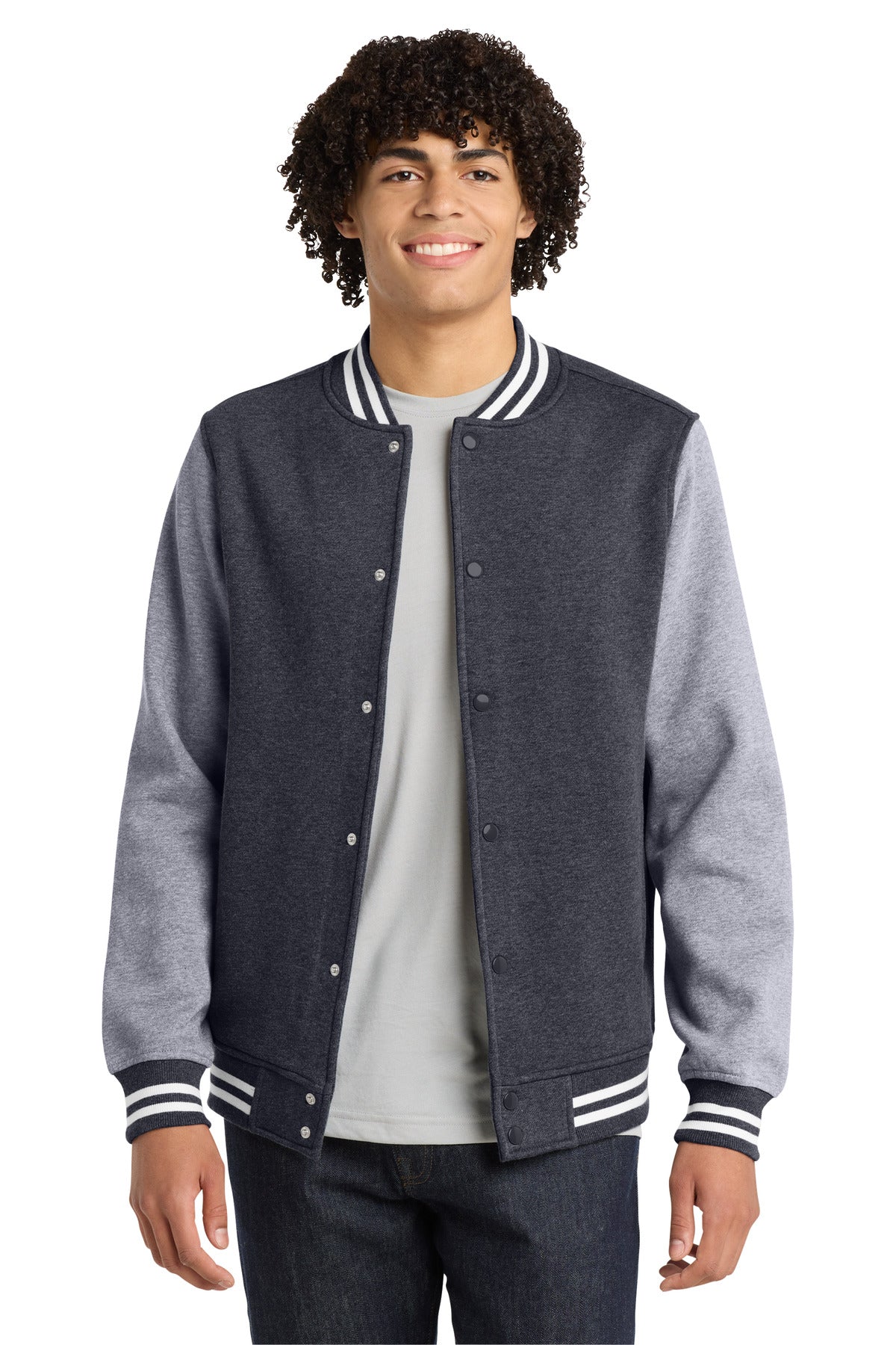 Sport-Tek ® Fleece Letterman Jacket. ST270