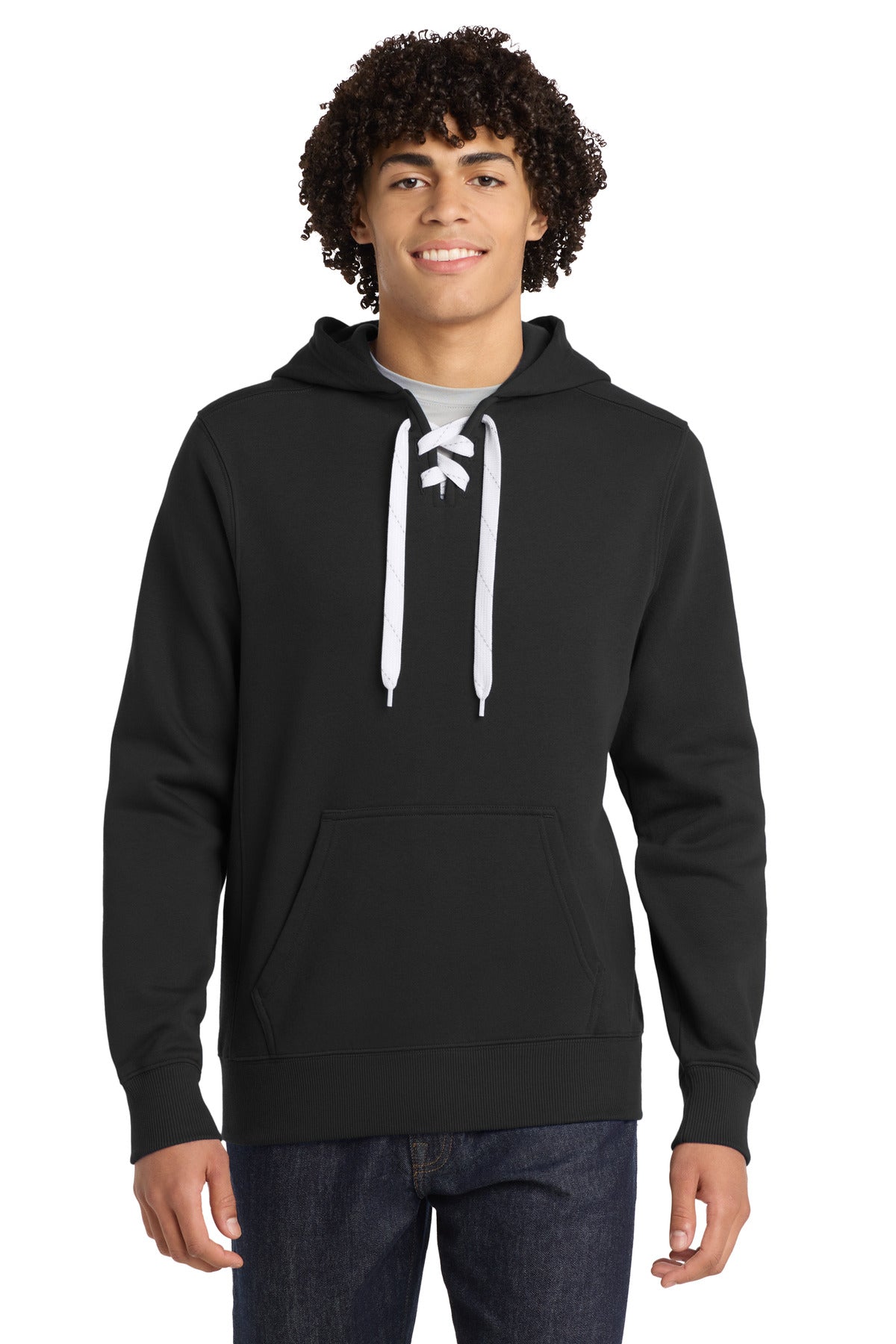 Sport-Tek ® Lace Up Pullover Hooded Sweatshirt. ST271