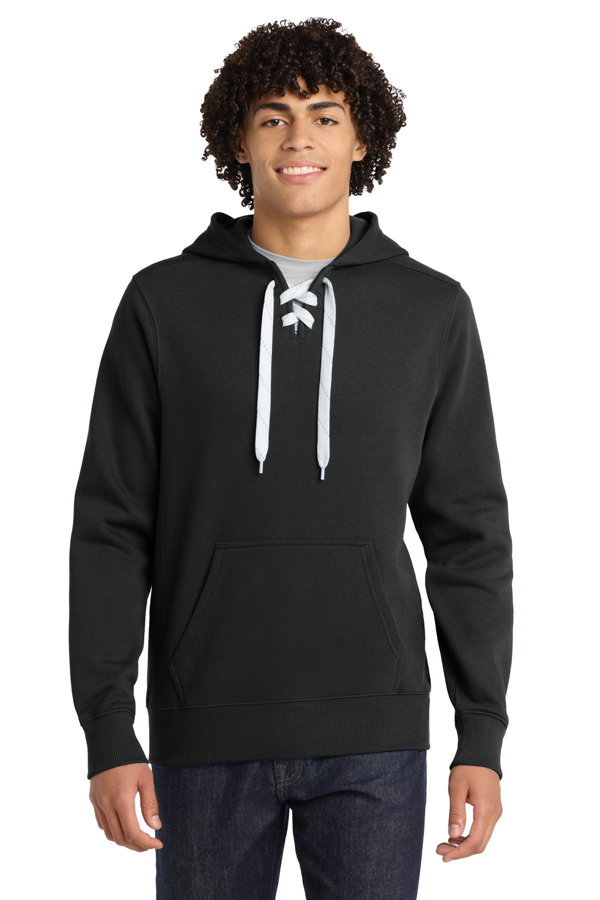 Sport-Tek ® Lace Up Pullover Hooded Sweatshirt. ST271