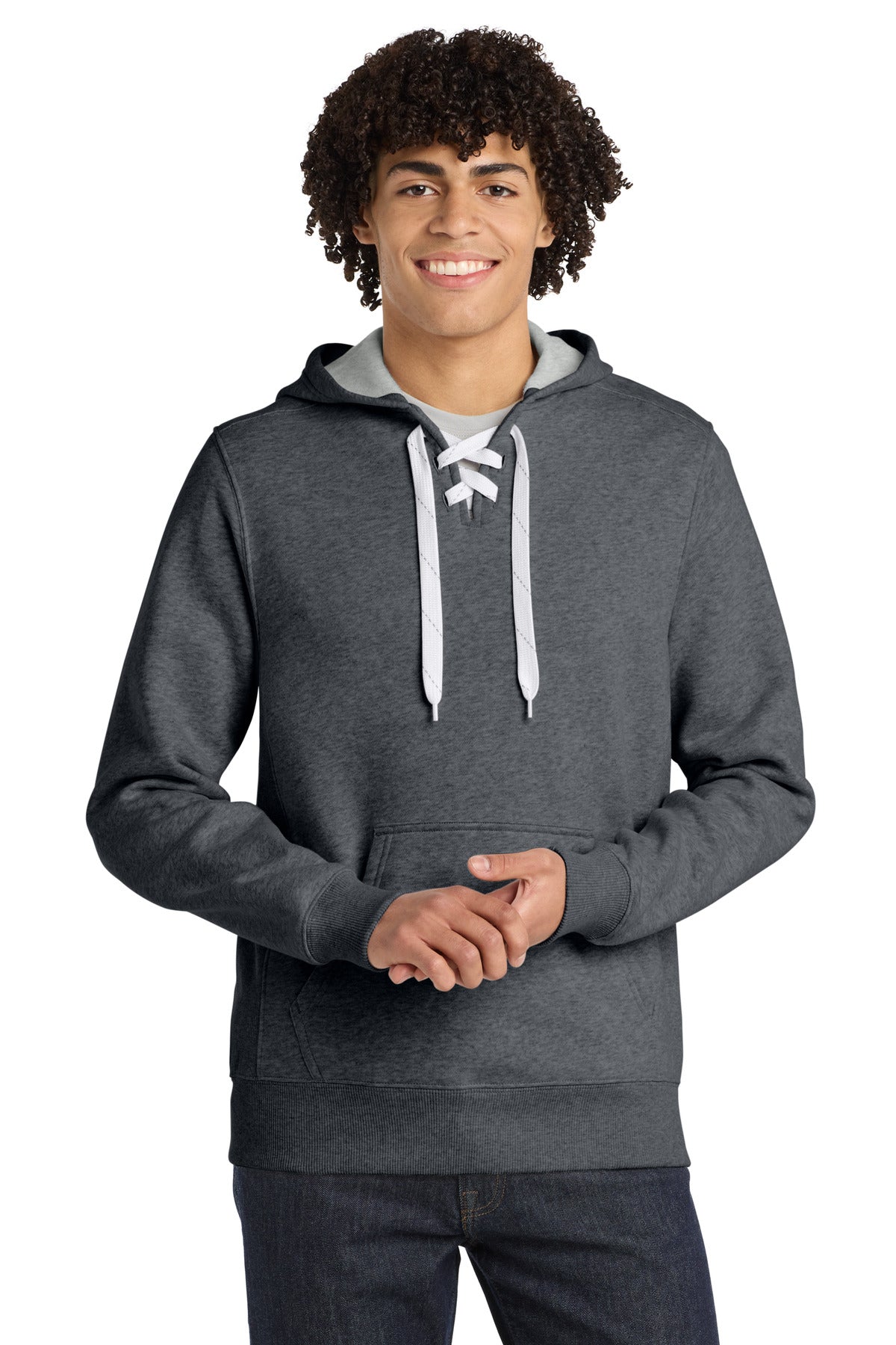 Sport-Tek ® Lace Up Pullover Hooded Sweatshirt. ST271
