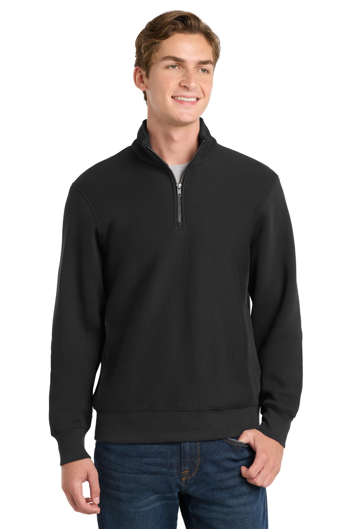 Sport-Tek ® Super Heavyweight 1/4-Zip Pullover Sweatshirt. ST283