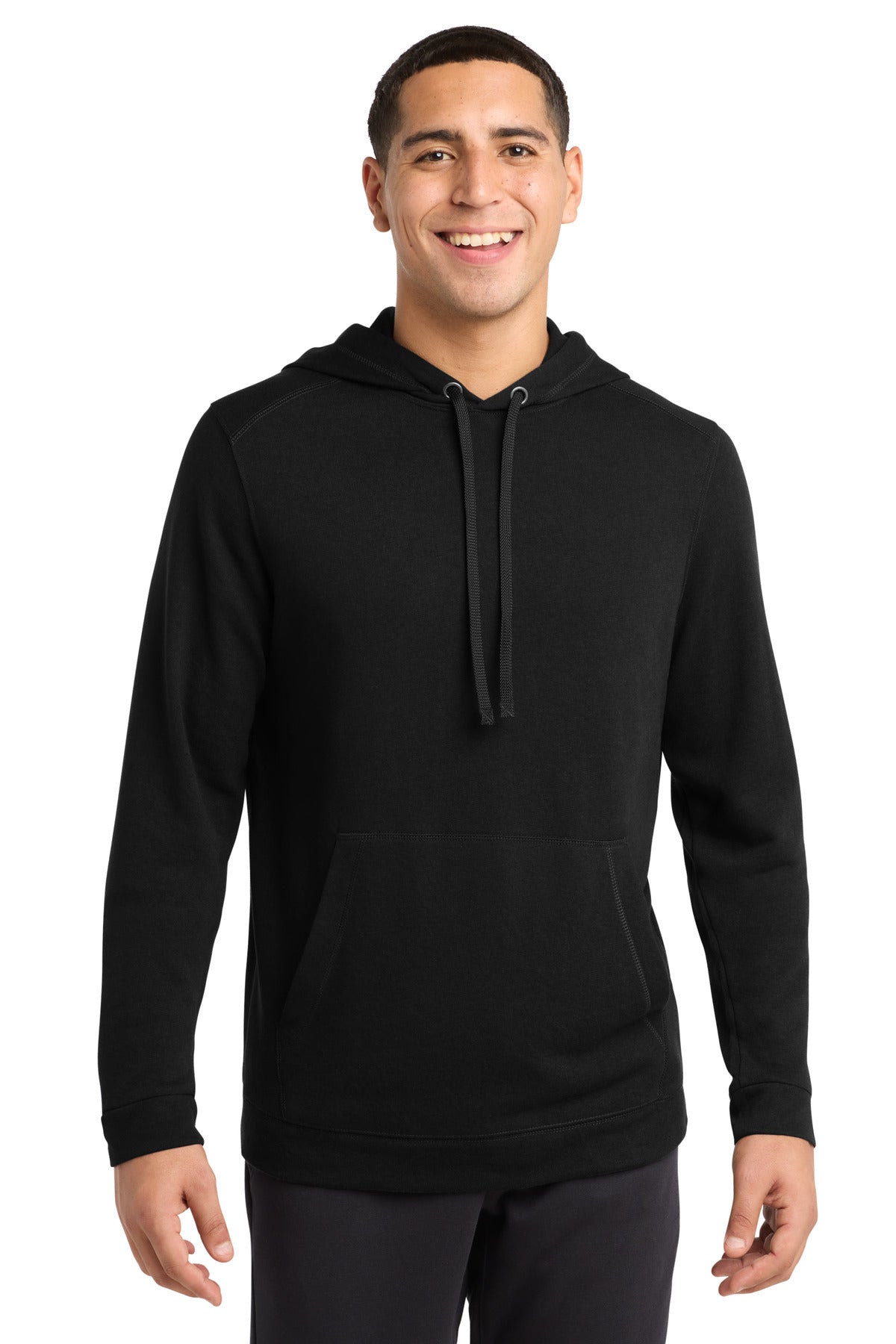 Sport-Tek ® PosiCharge ® Tri-Blend Wicking Fleece Hooded Pullover. ST296