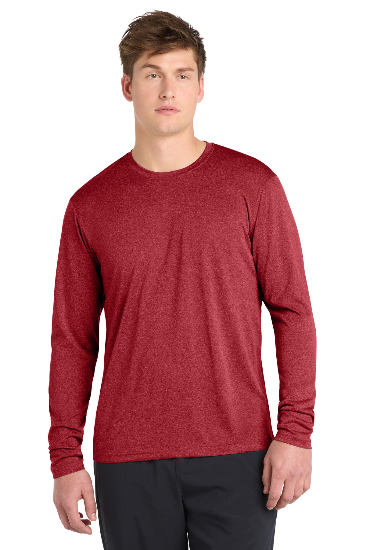 Sport-Tek ® Long Sleeve Heather Contender ™ Tee. ST360LS