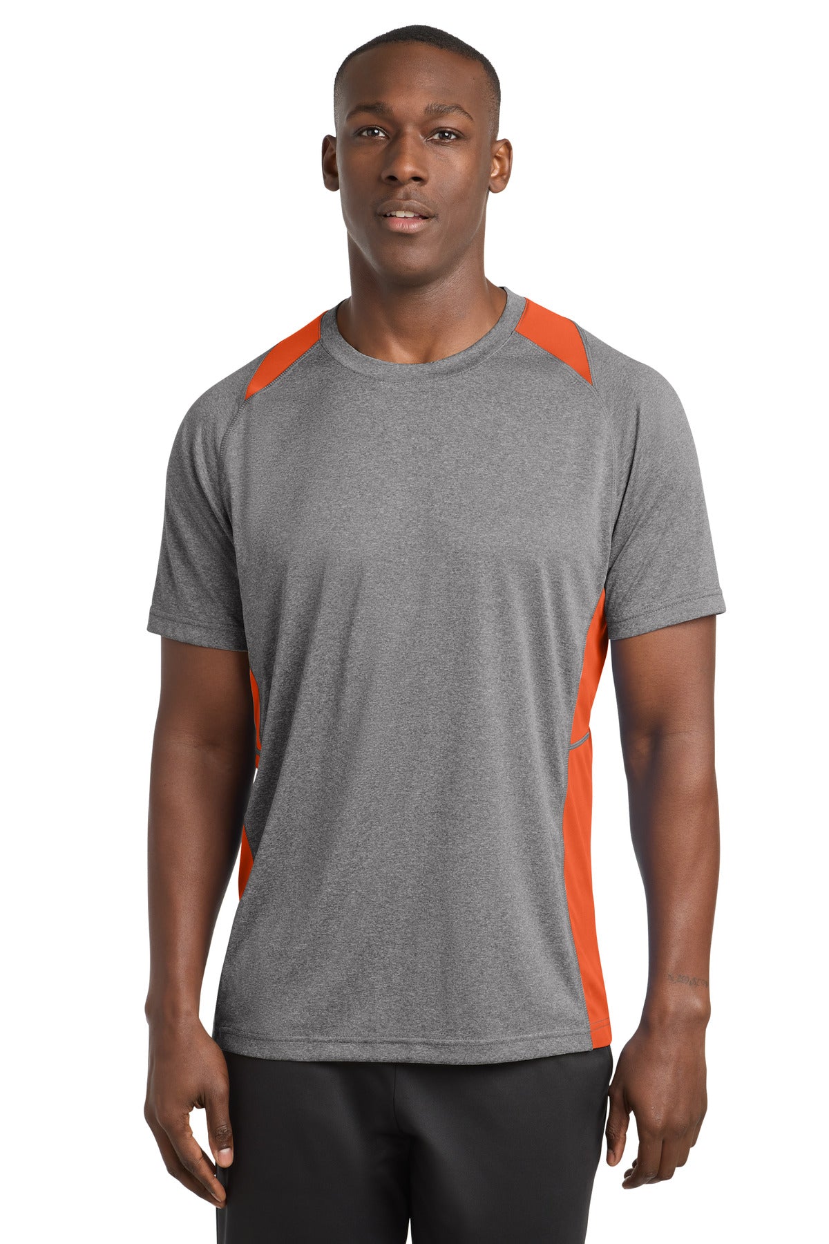 Sport-Tek ® Heather Colorblock Contender ™ Tee. ST361