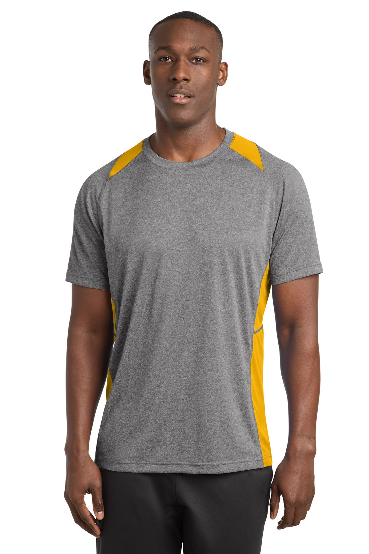 Sport-Tek ® Heather Colorblock Contender ™ Tee. ST361