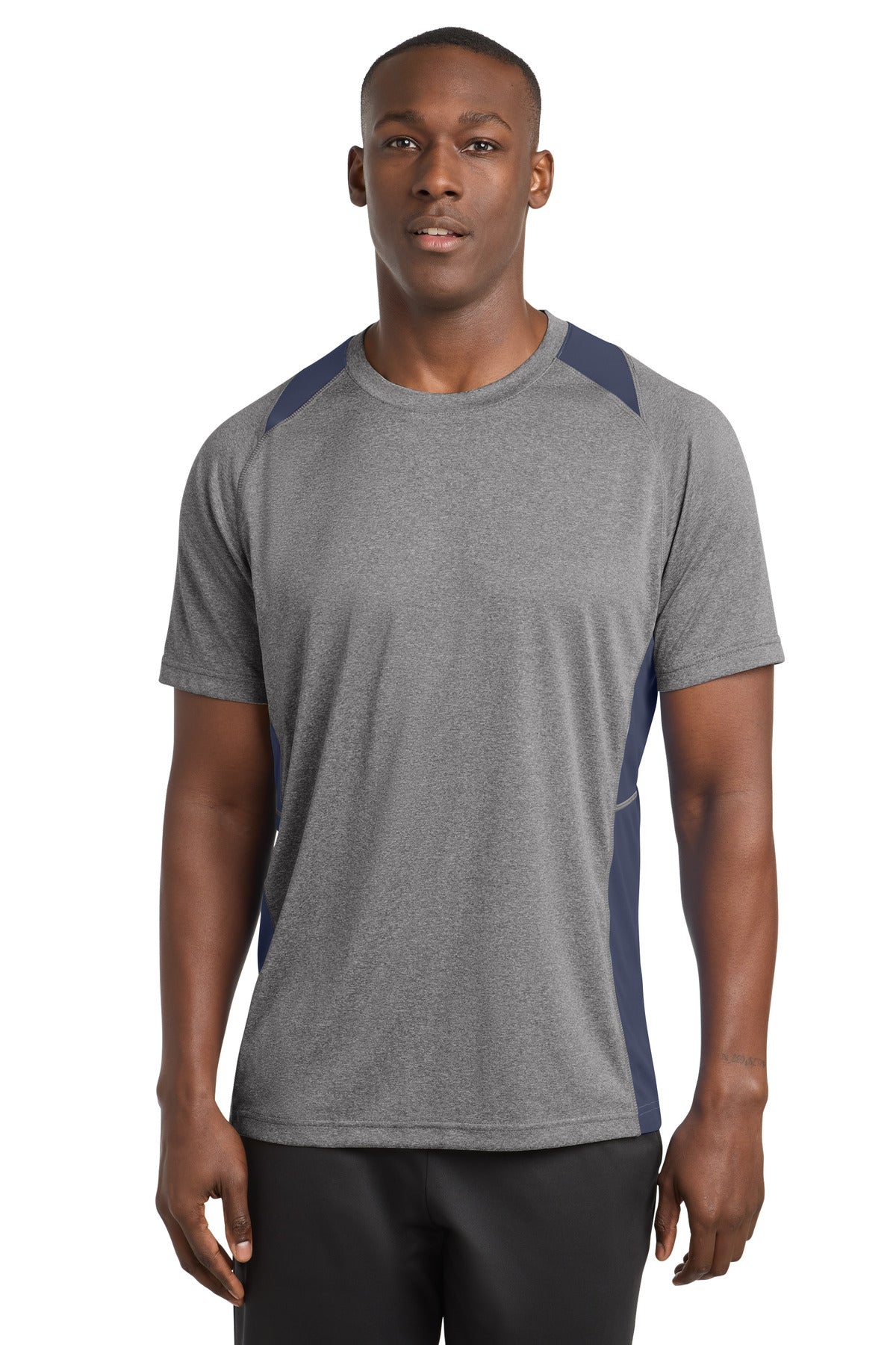 Sport-Tek ® Heather Colorblock Contender ™ Tee. ST361
