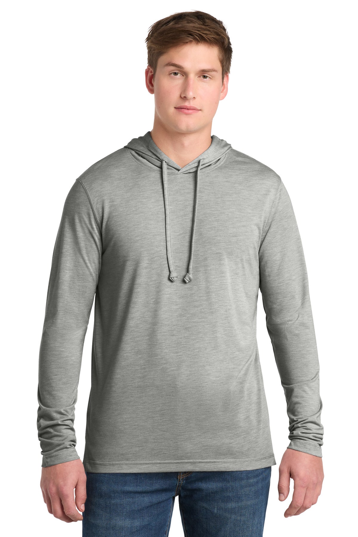 Sport-Tek ® PosiCharge ® Tri-Blend Wicking Long Sleeve Hoodie ST406