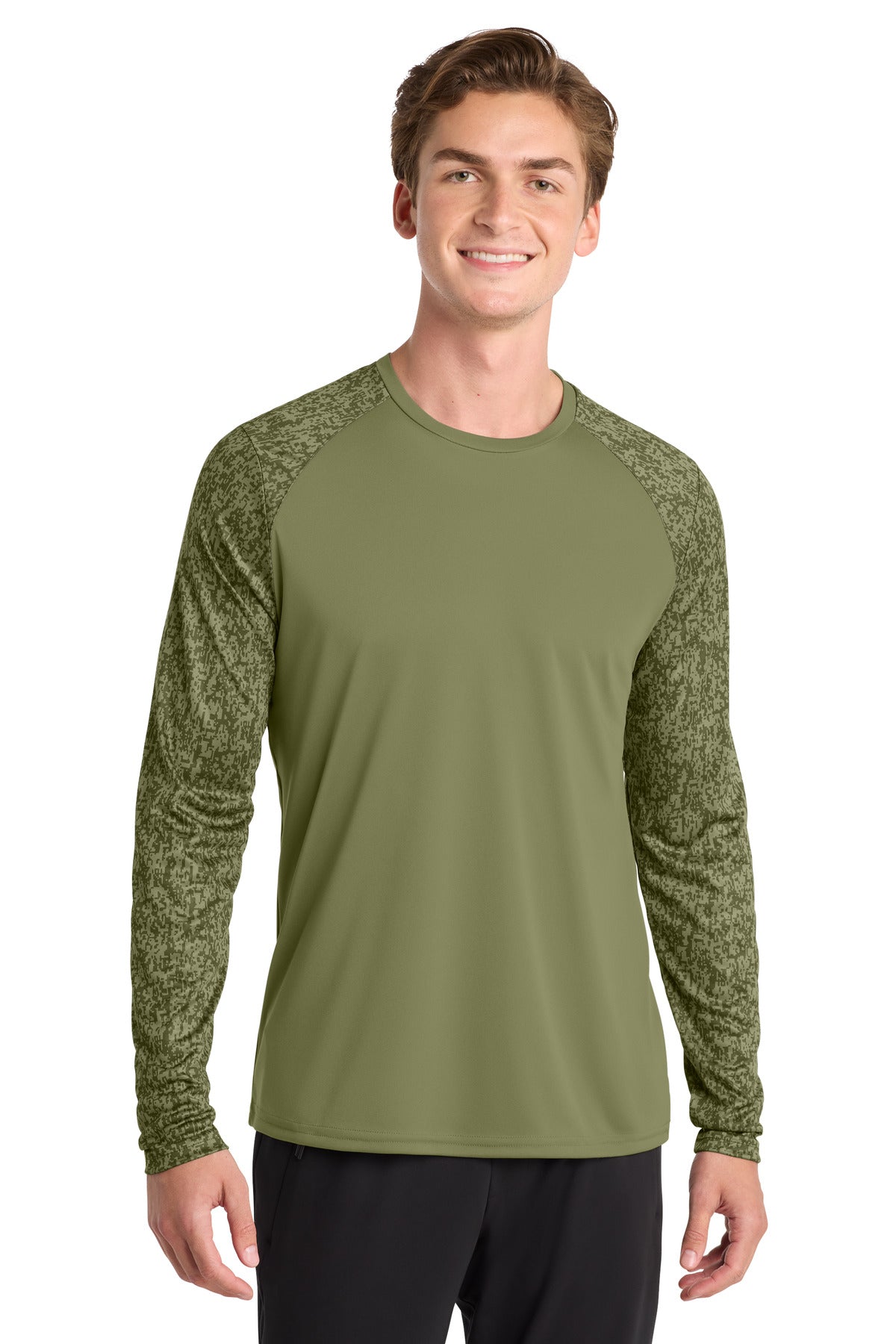 Sport-Tek ® Long Sleeve Digi Camo Tee. ST460LS