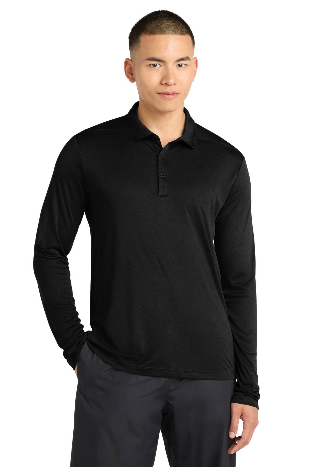 Sport-Tek ® Posi-UV ® Pro Long Sleeve Polo. ST520LS