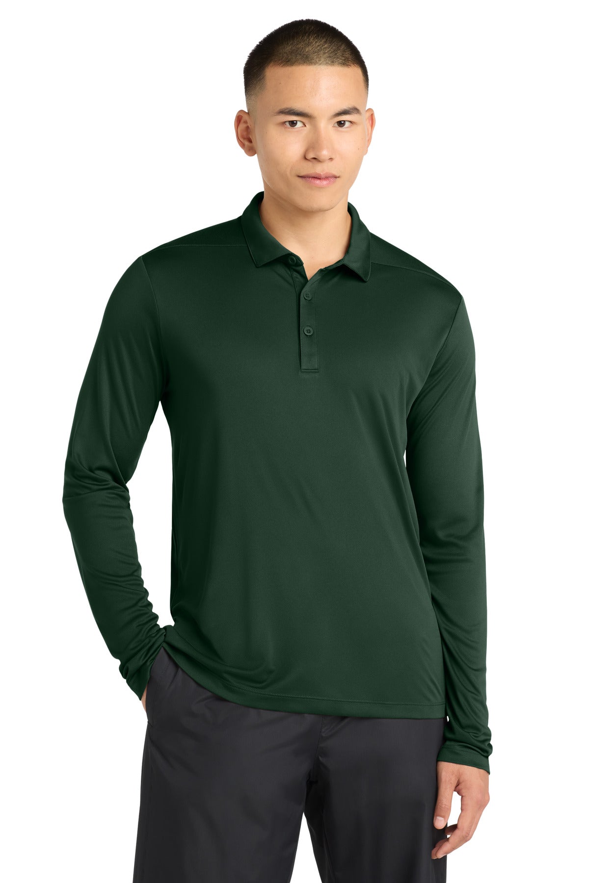 Sport-Tek ® Posi-UV ® Pro Long Sleeve Polo. ST520LS