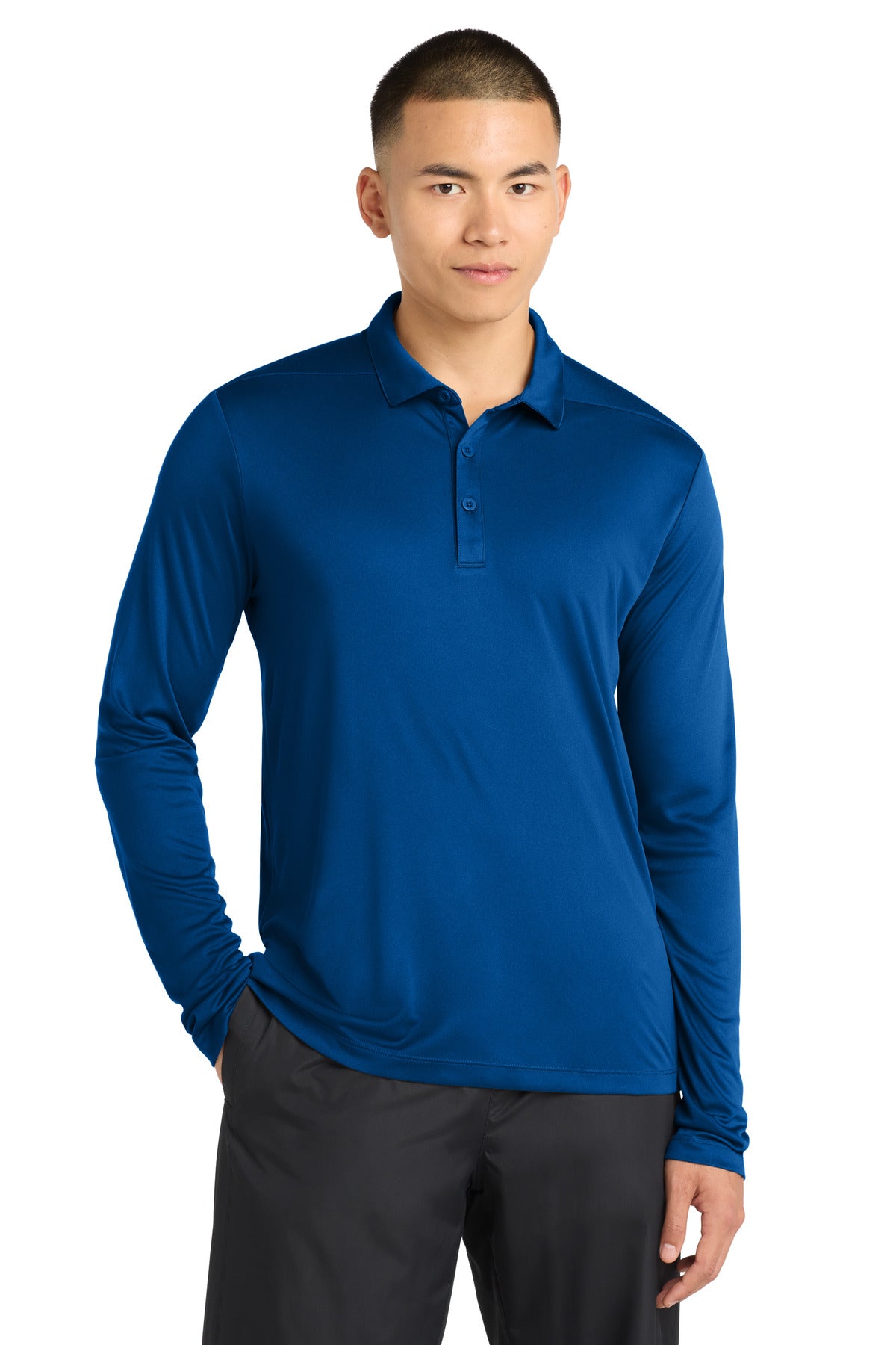 Sport-Tek ® Posi-UV ® Pro Long Sleeve Polo. ST520LS