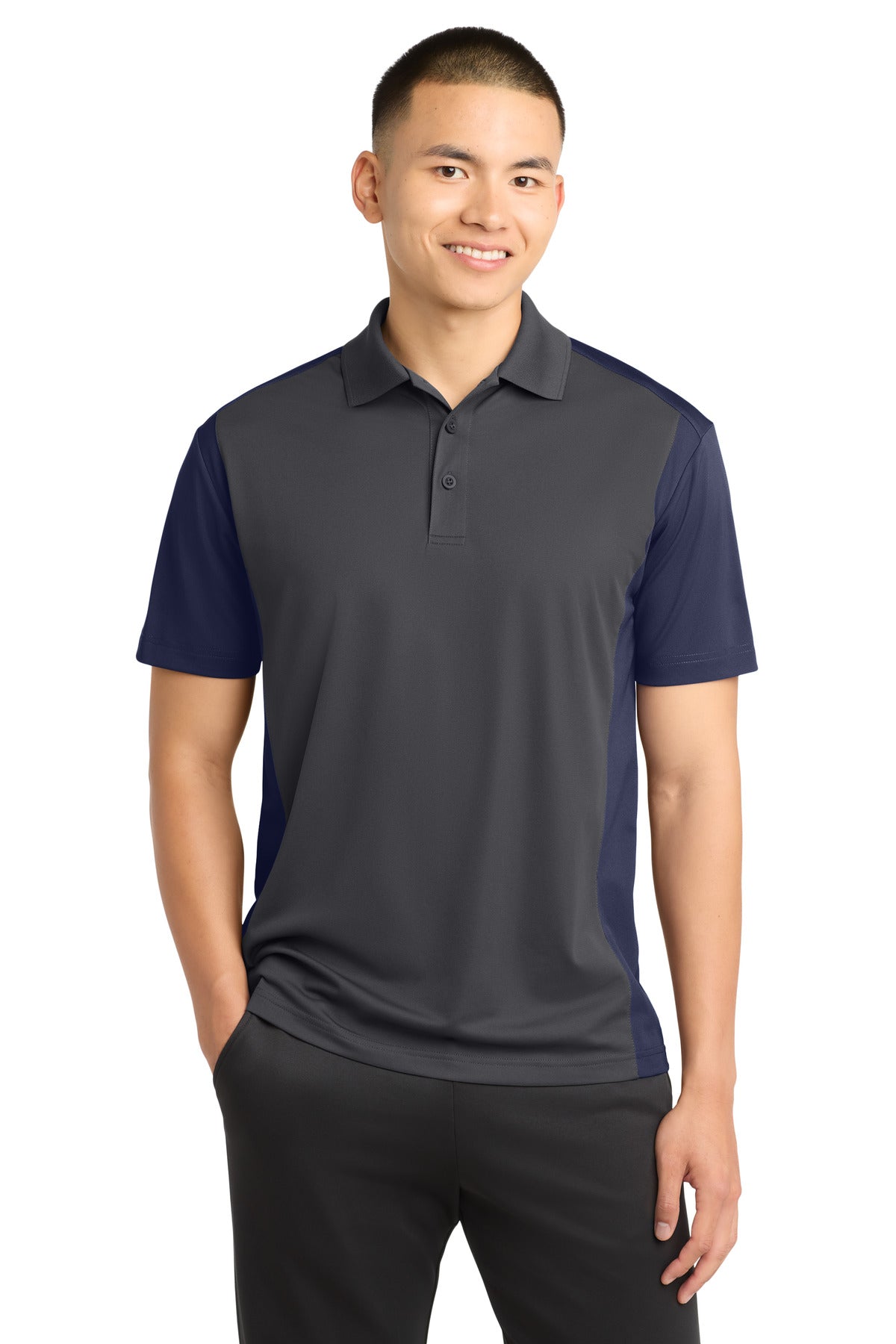 Sport-Tek ® Colorblock Micropique Sport-Wick ® Polo. ST652