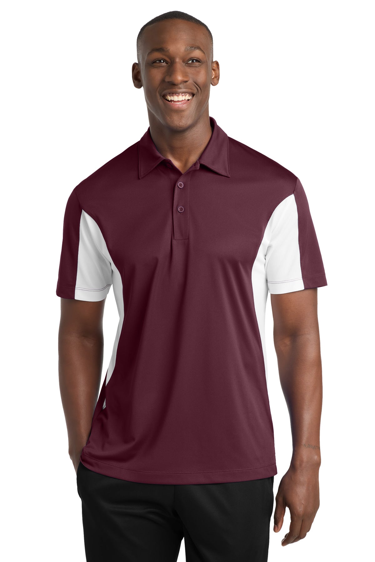 Sport-Tek ® Side Blocked Micropique Sport-Wick ® Polo. ST655