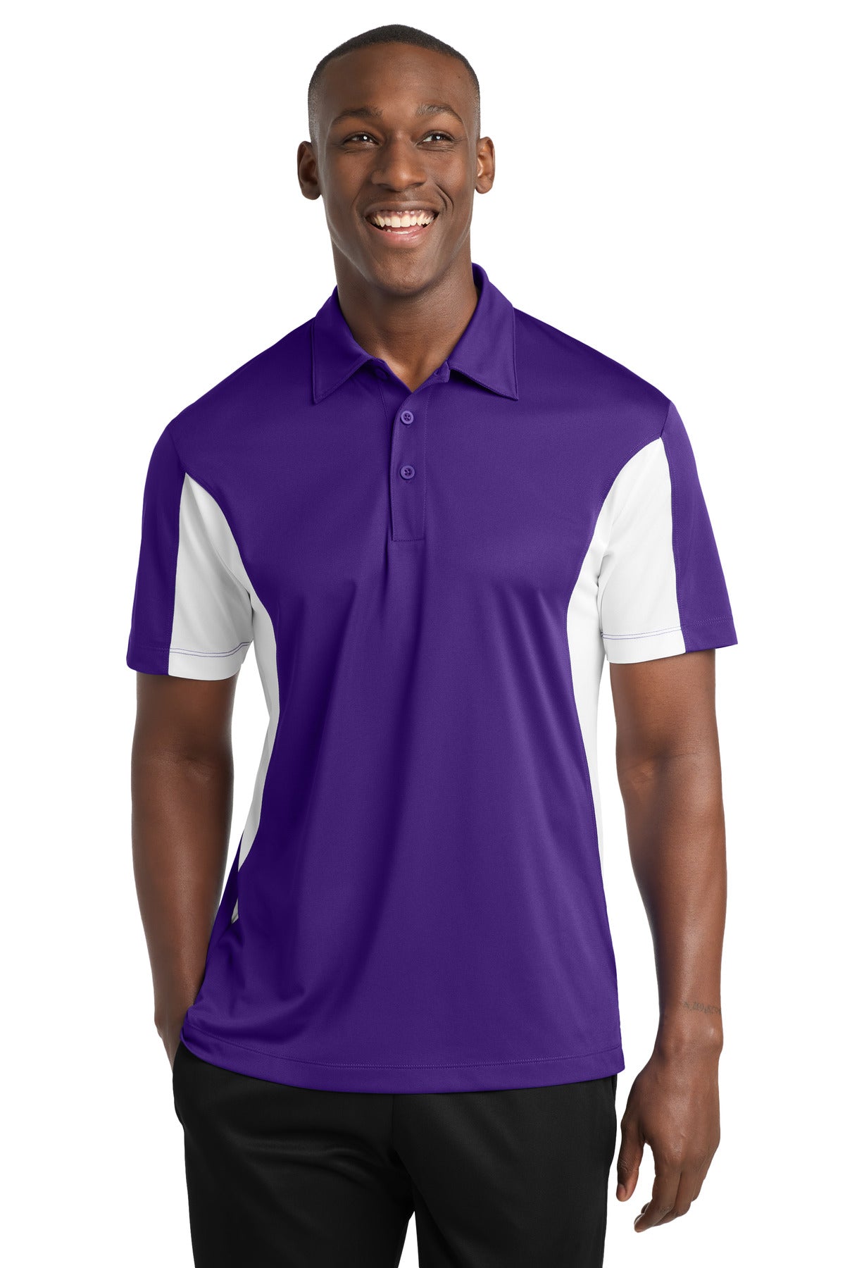Sport-Tek ® Side Blocked Micropique Sport-Wick ® Polo. ST655