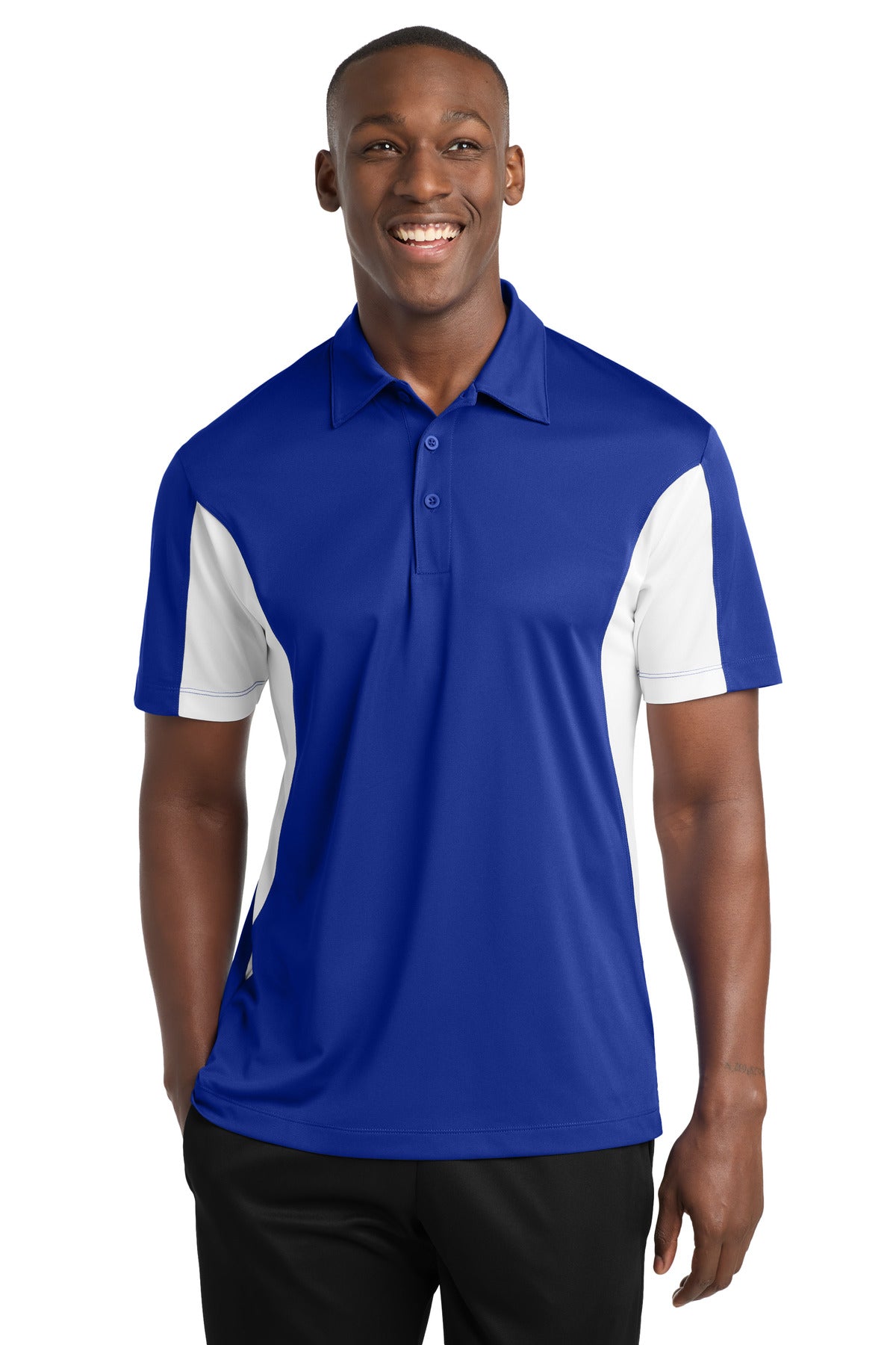 Sport-Tek ® Side Blocked Micropique Sport-Wick ® Polo. ST655