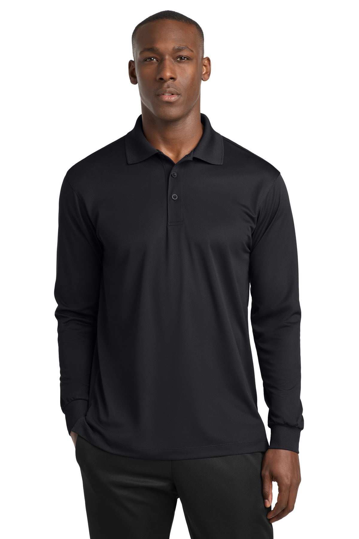 Sport-Tek ® Long Sleeve Micropique Sport-Wick ® Polo. ST657