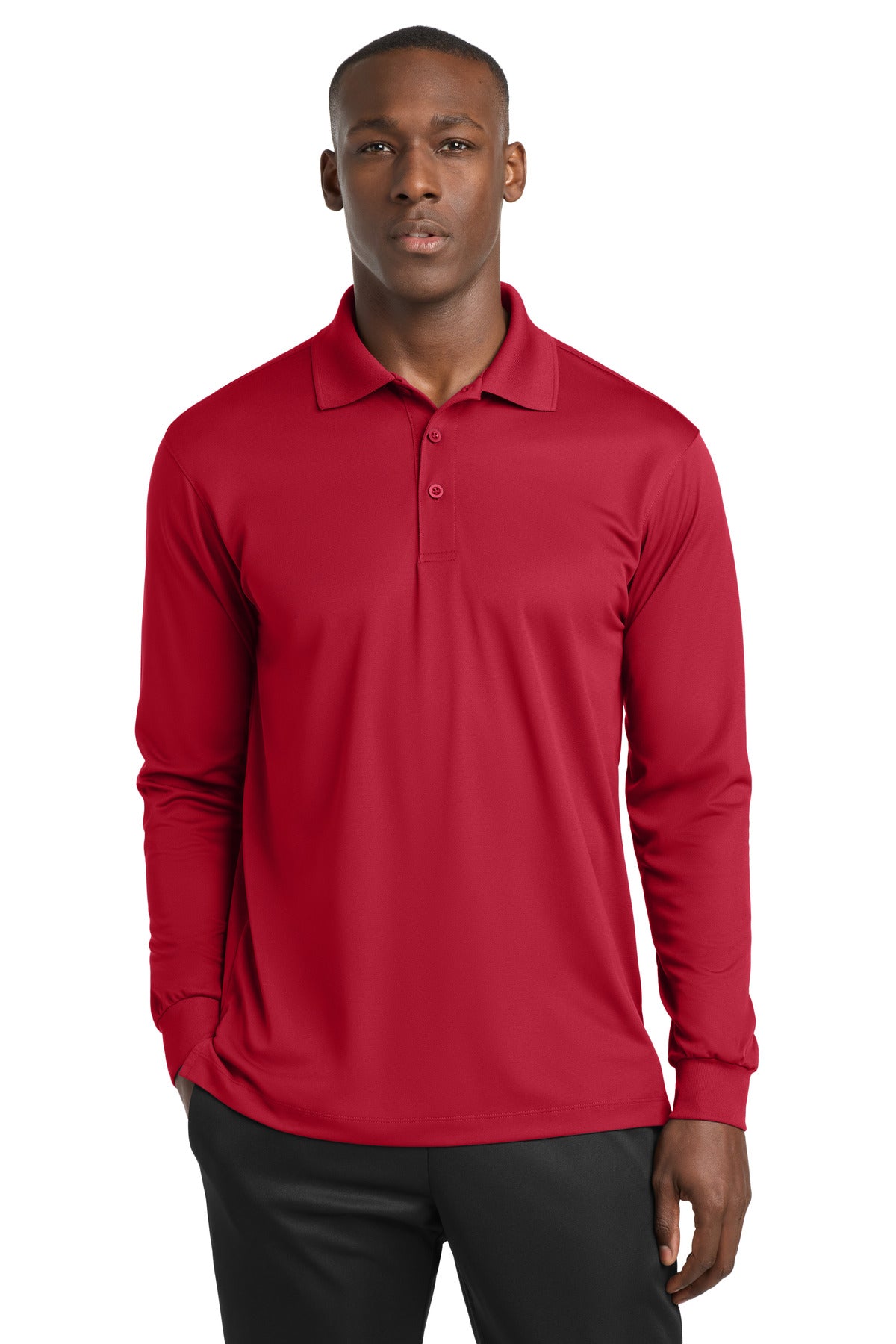 Sport-Tek ® Long Sleeve Micropique Sport-Wick ® Polo. ST657