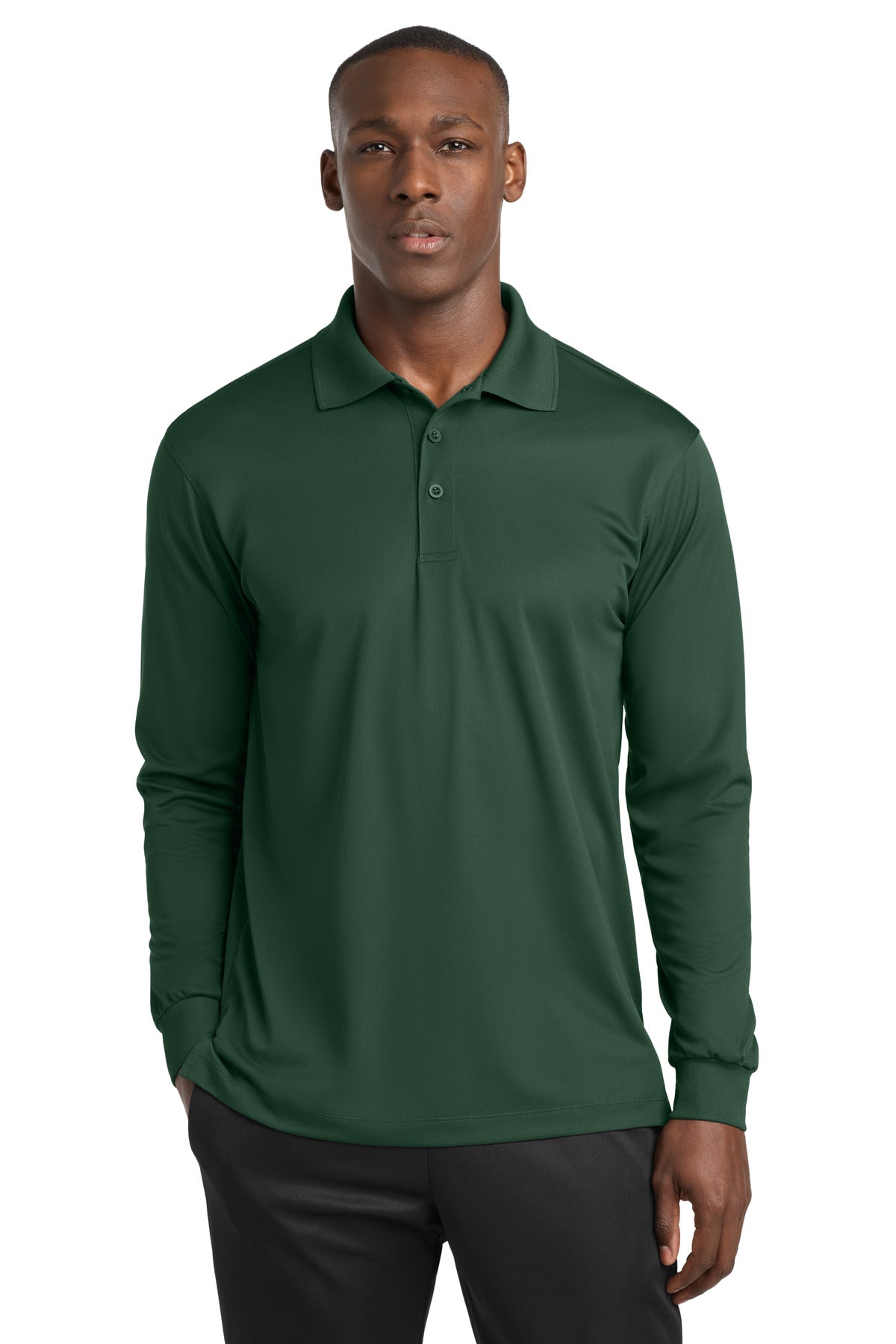Sport-Tek ® Long Sleeve Micropique Sport-Wick ® Polo. ST657