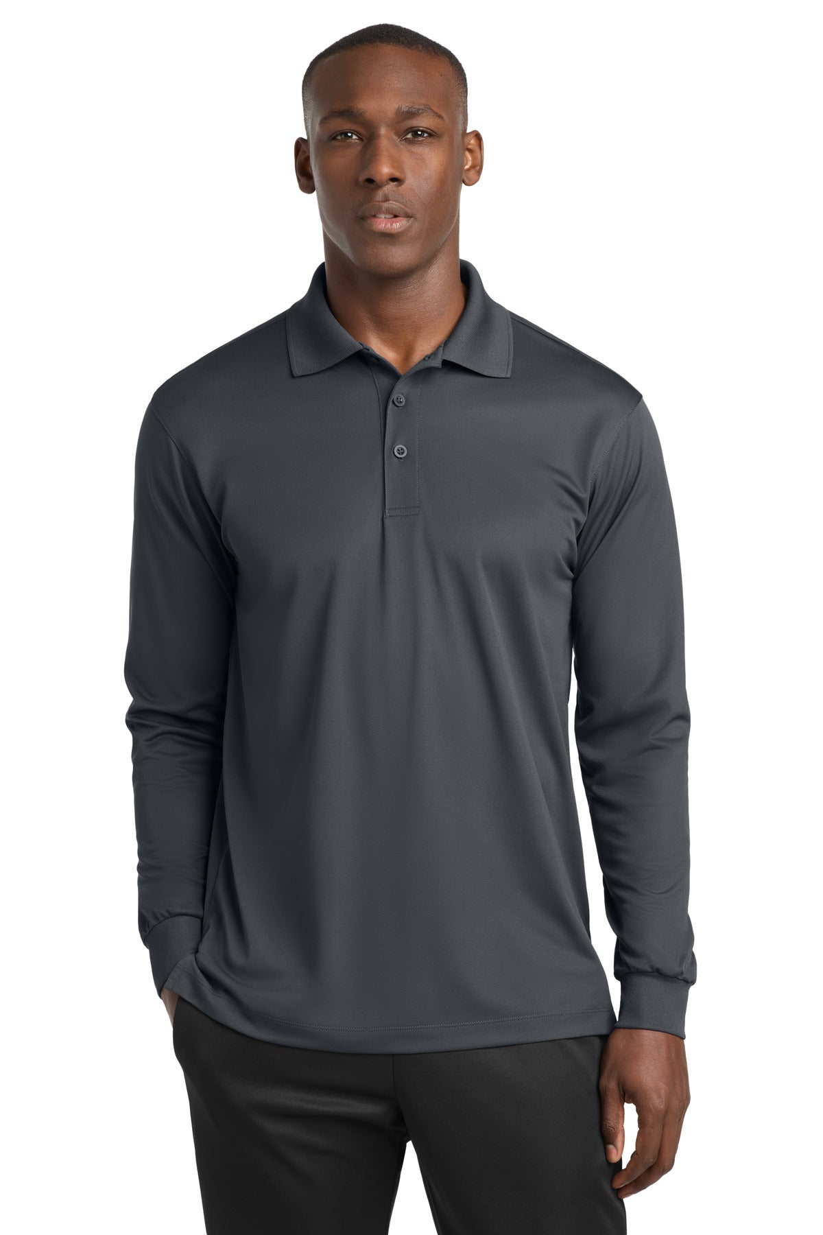 Sport-Tek ® Long Sleeve Micropique Sport-Wick ® Polo. ST657