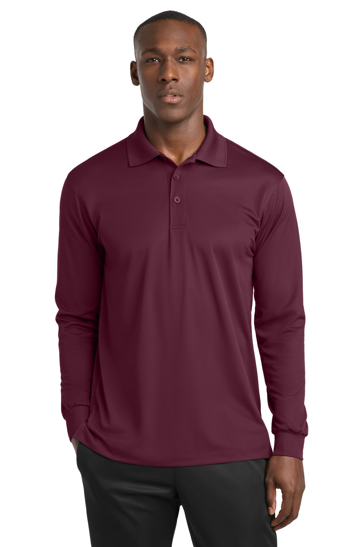 Sport-Tek ® Long Sleeve Micropique Sport-Wick ® Polo. ST657