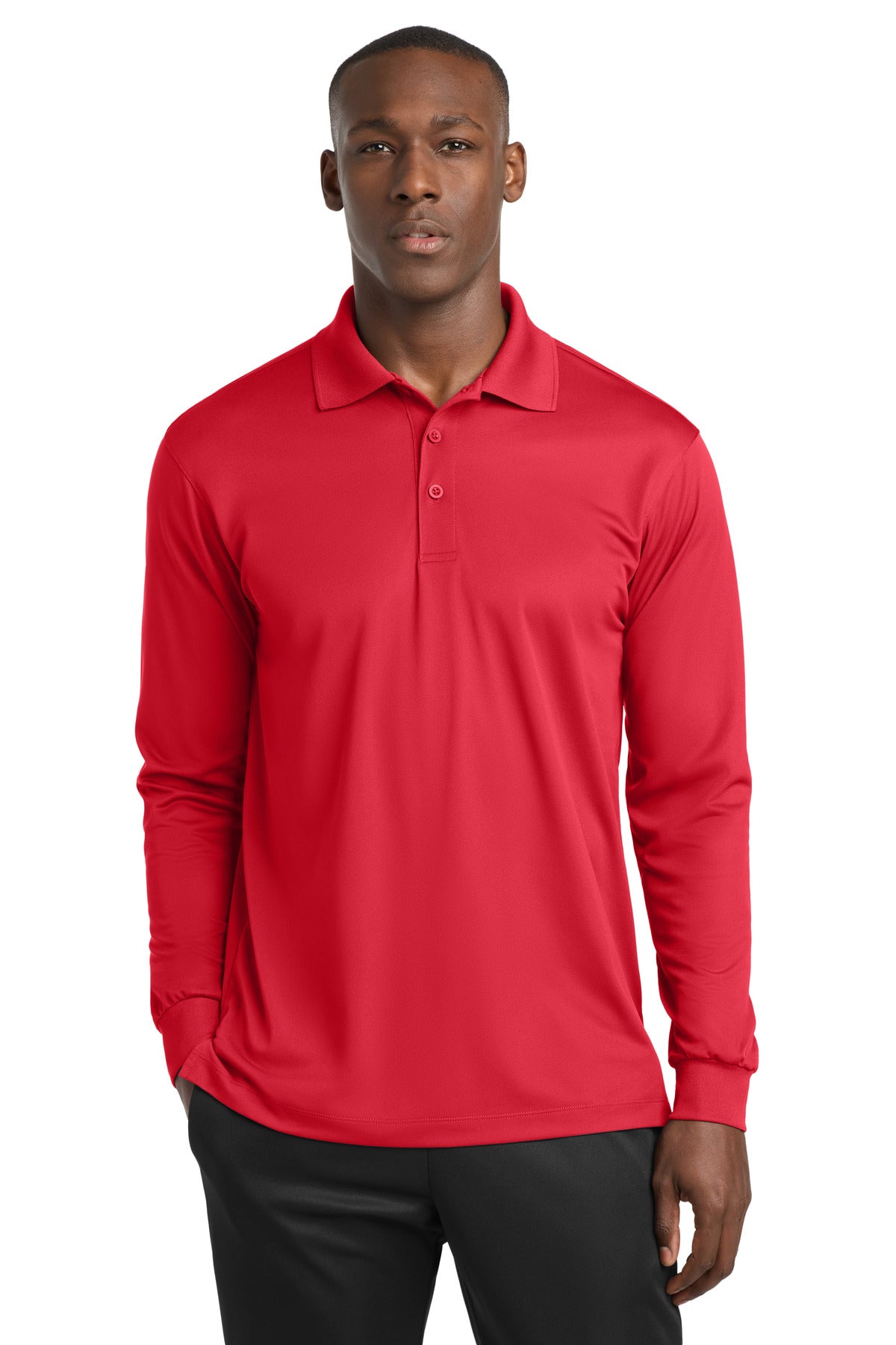 Sport-Tek ® Long Sleeve Micropique Sport-Wick ® Polo. ST657