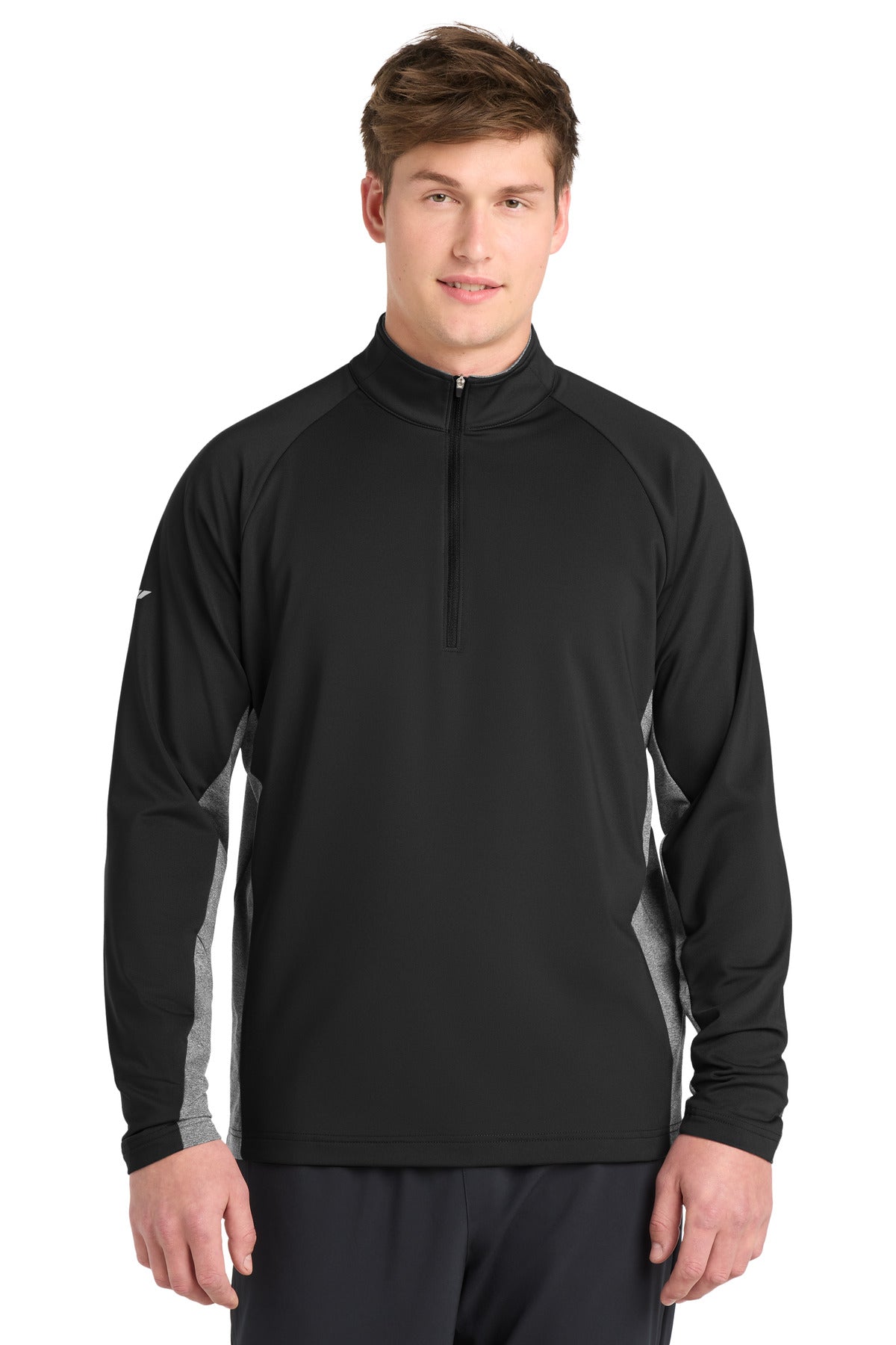 Sport-Tek ® Sport-Wick ® Stretch Contrast 1/4-Zip Pullover. ST854
