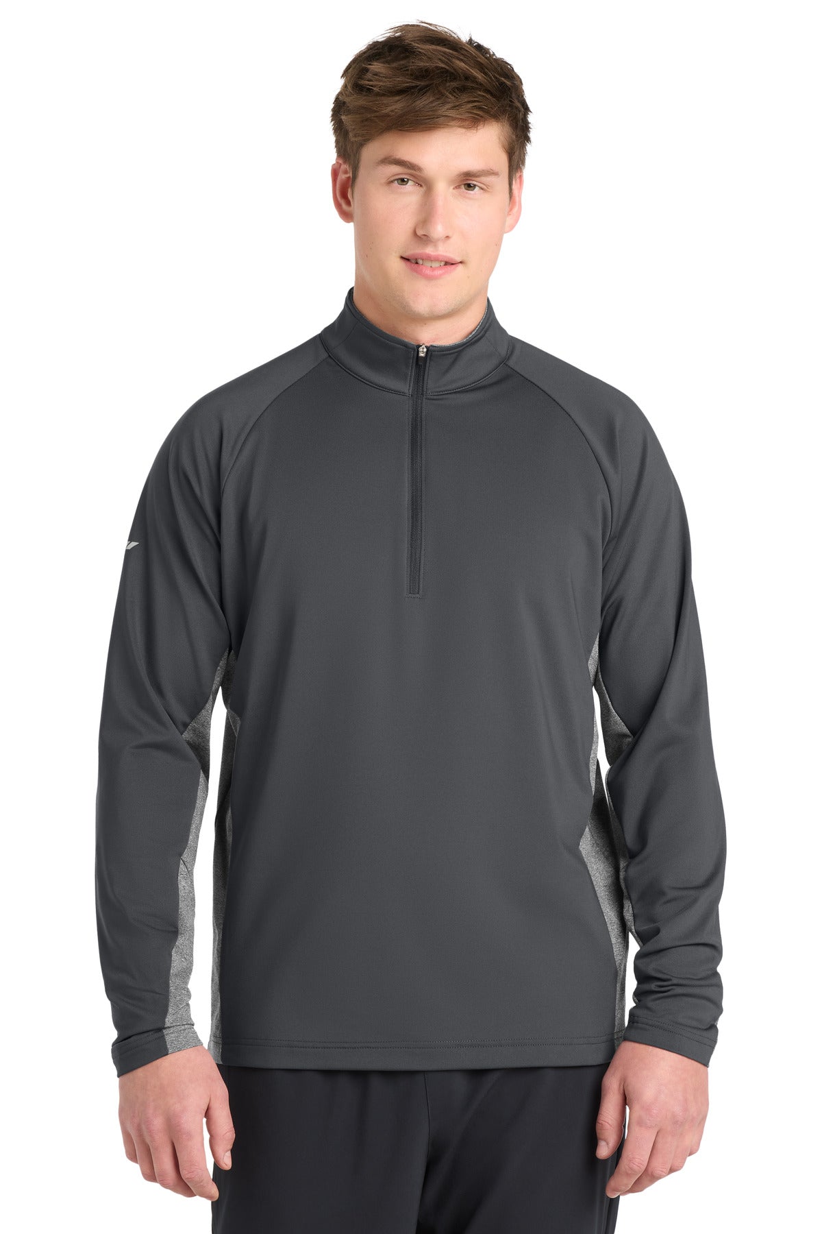 Sport-Tek ® Sport-Wick ® Stretch Contrast 1/4-Zip Pullover. ST854