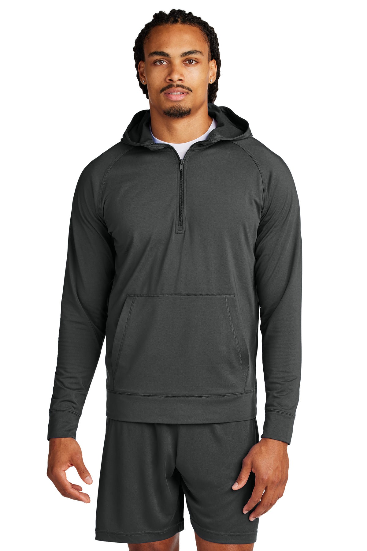 Sport-Tek ® Sport-Wick ® Stretch 1/2-Zip Hoodie ST856
