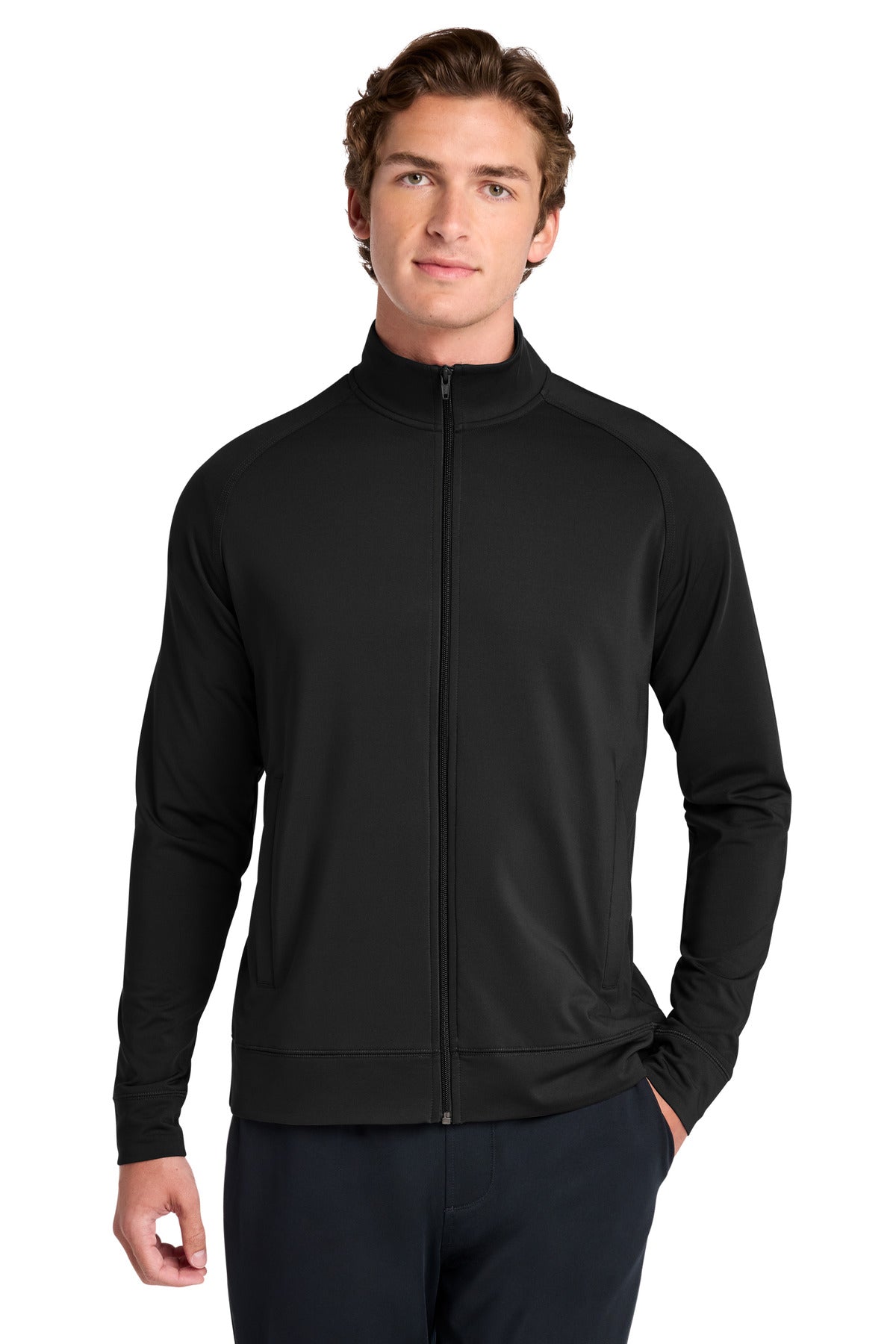 Sport-Tek ® Sport-Wick ® Stretch Full-Zip Cadet Jacket ST857