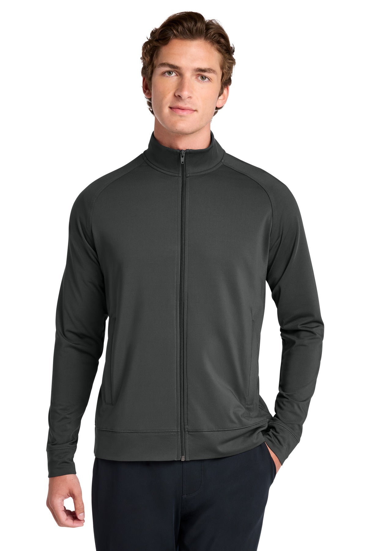 Sport-Tek ® Sport-Wick ® Stretch Full-Zip Cadet Jacket ST857
